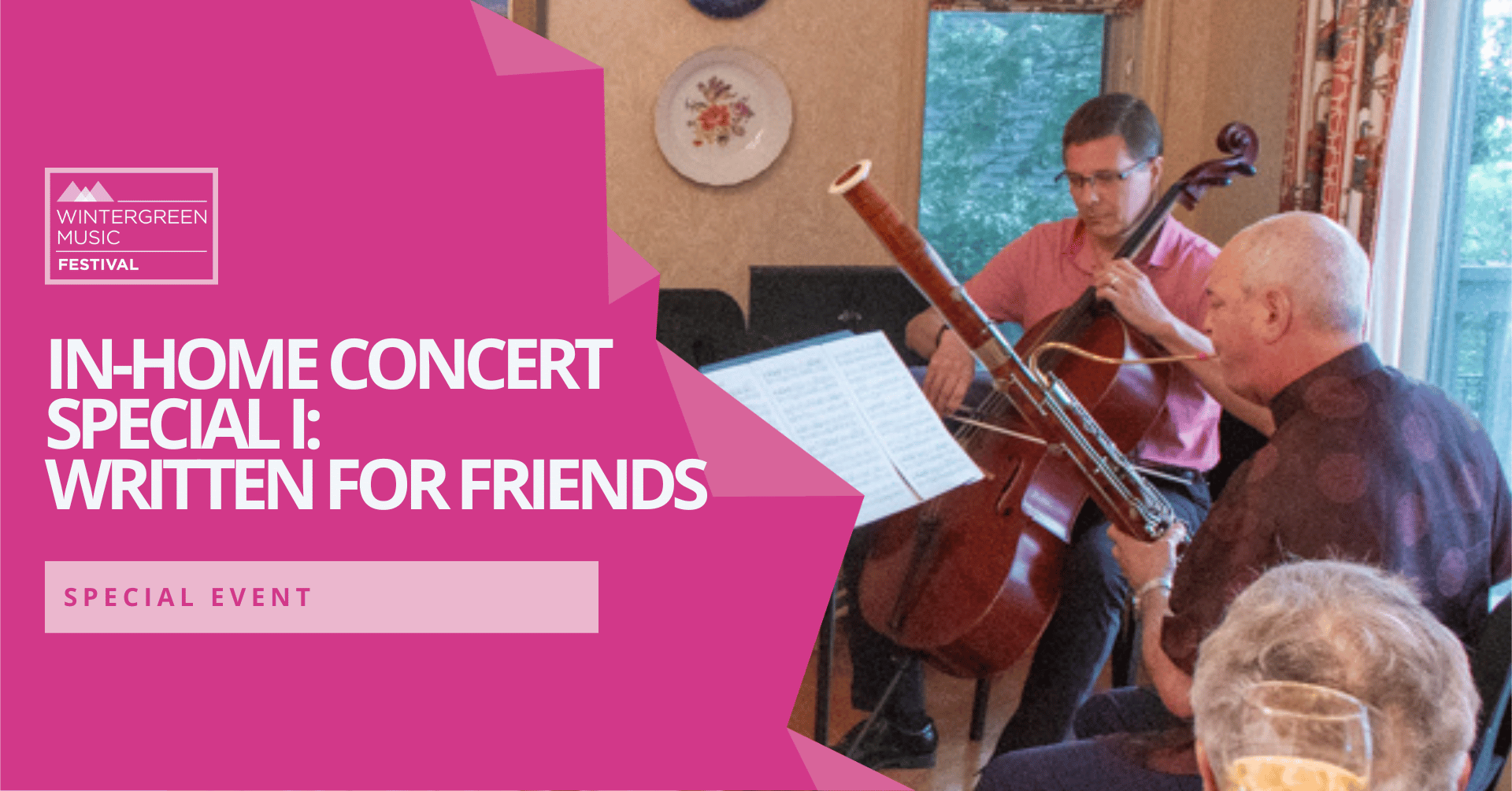 In-Home Concert I: Written for Friends banner