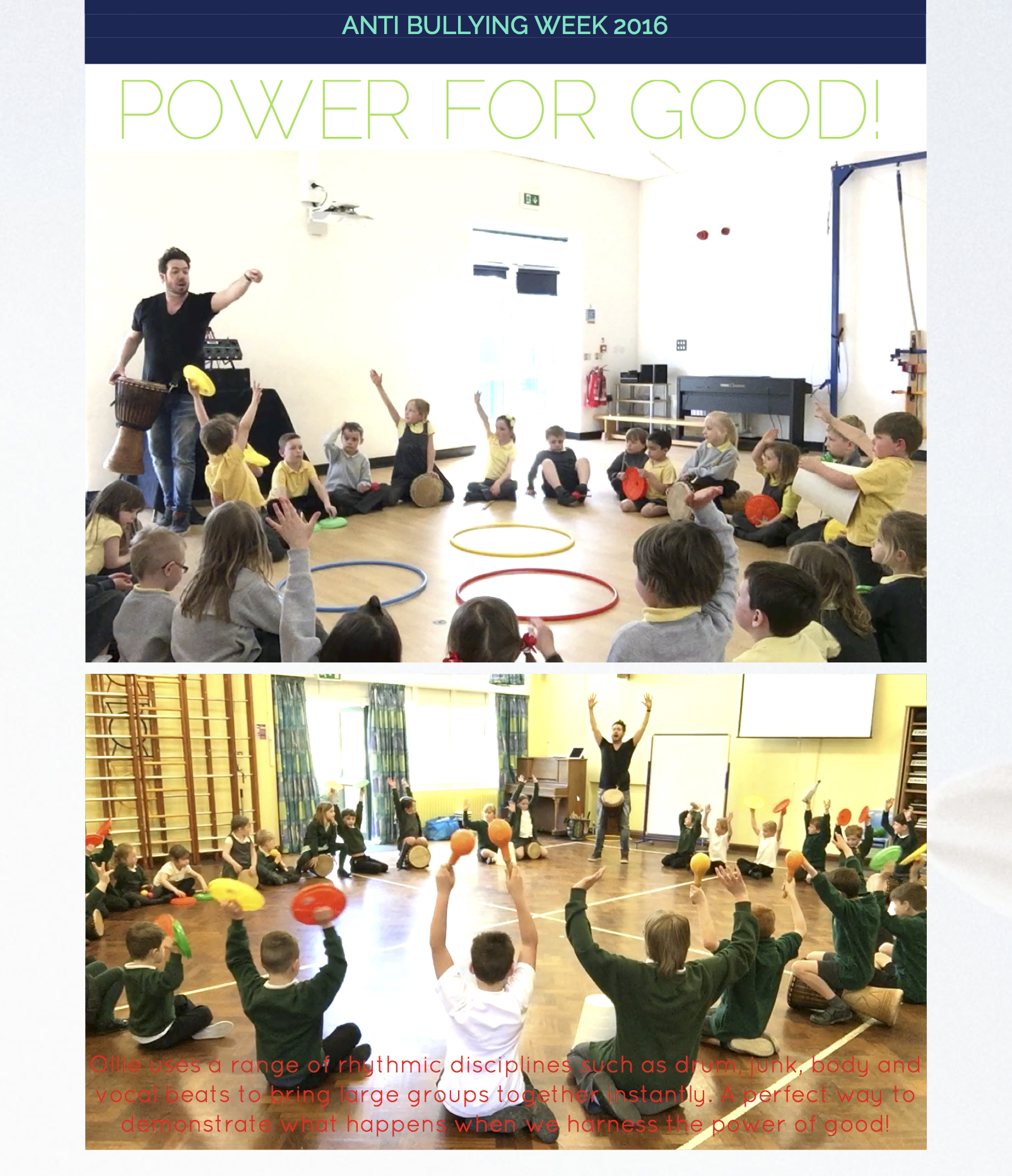 ANTI BULLYING WEEK - Power for Good!