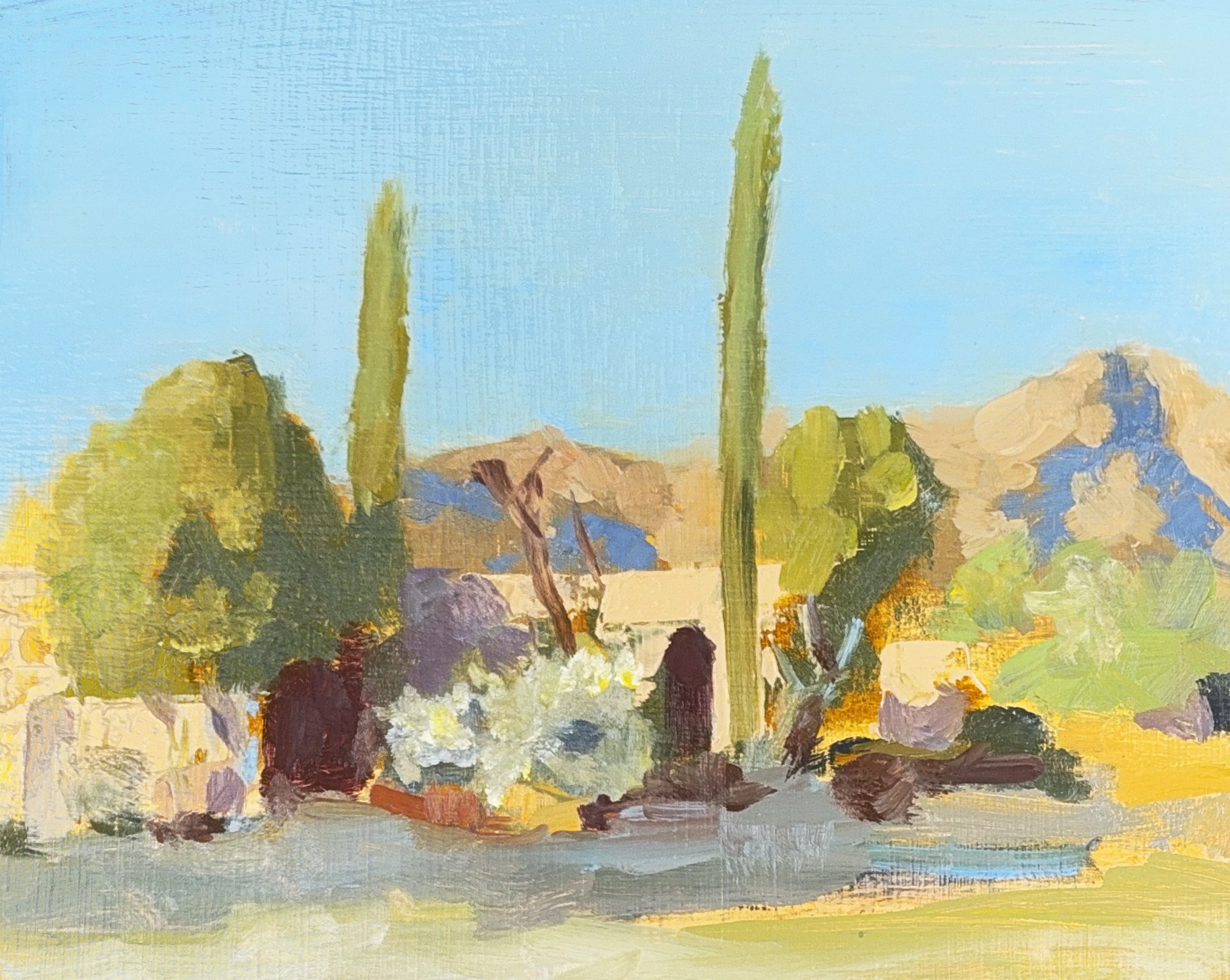 Studio View of Territorial Home