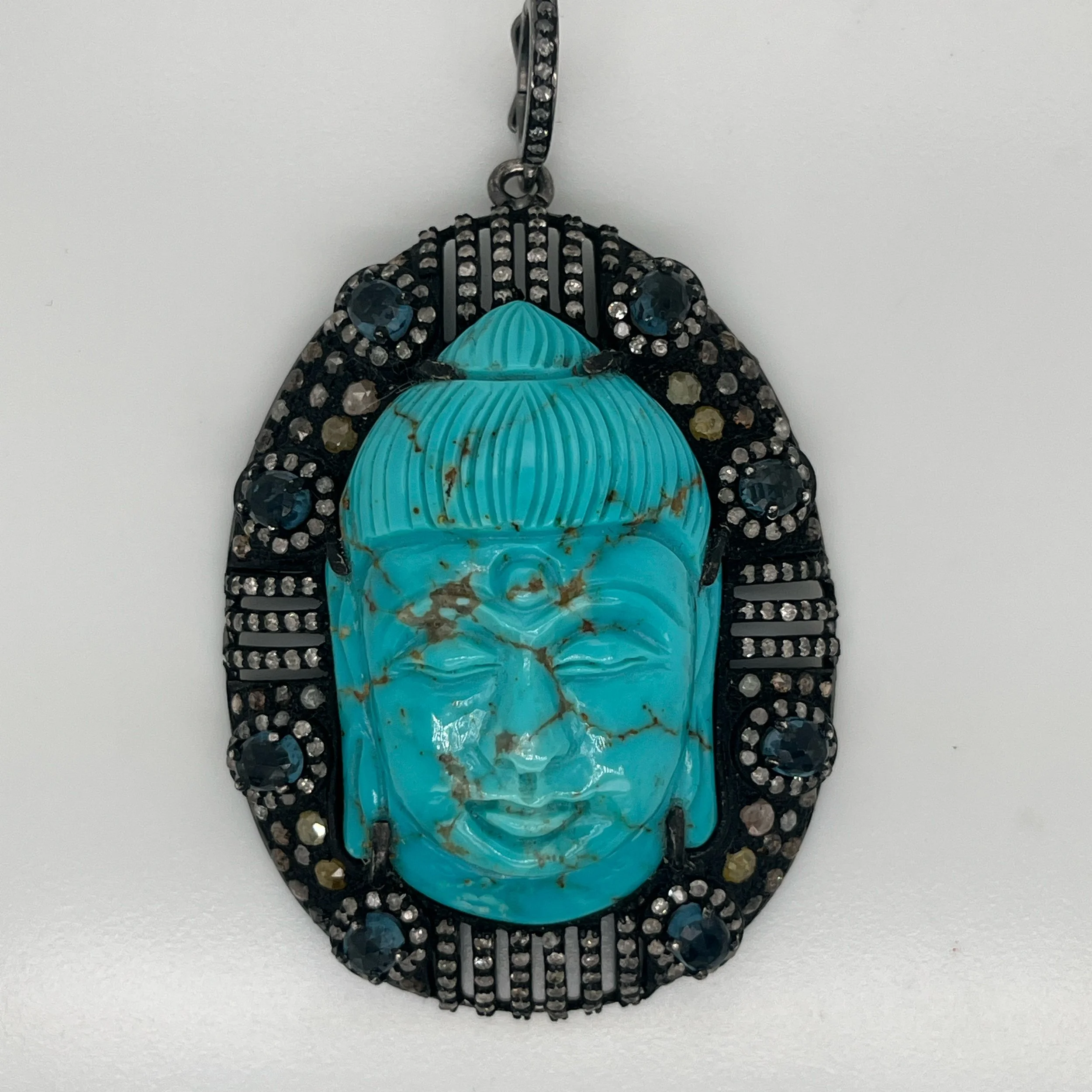 Buddha and tanzanite