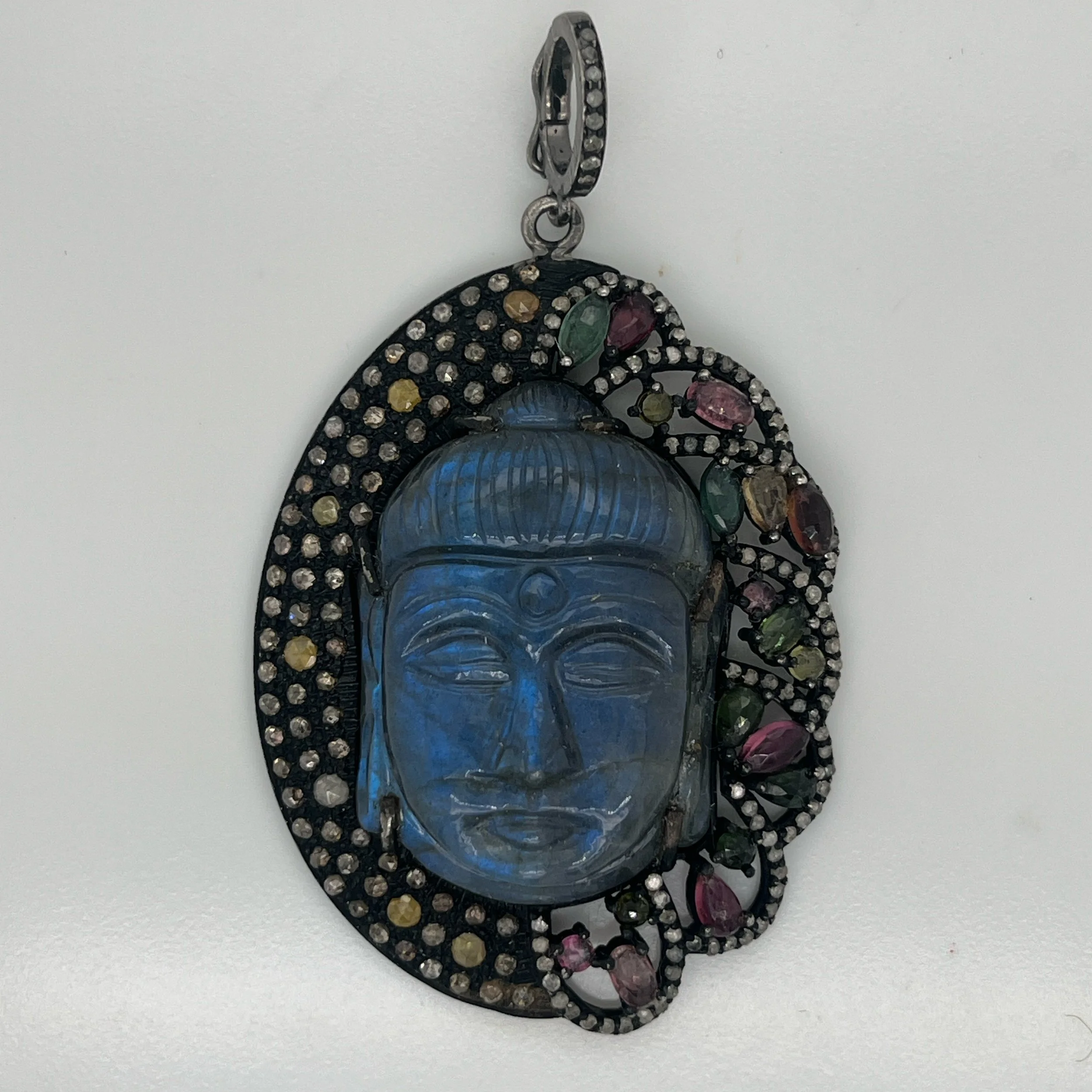 Labradorite Buddha