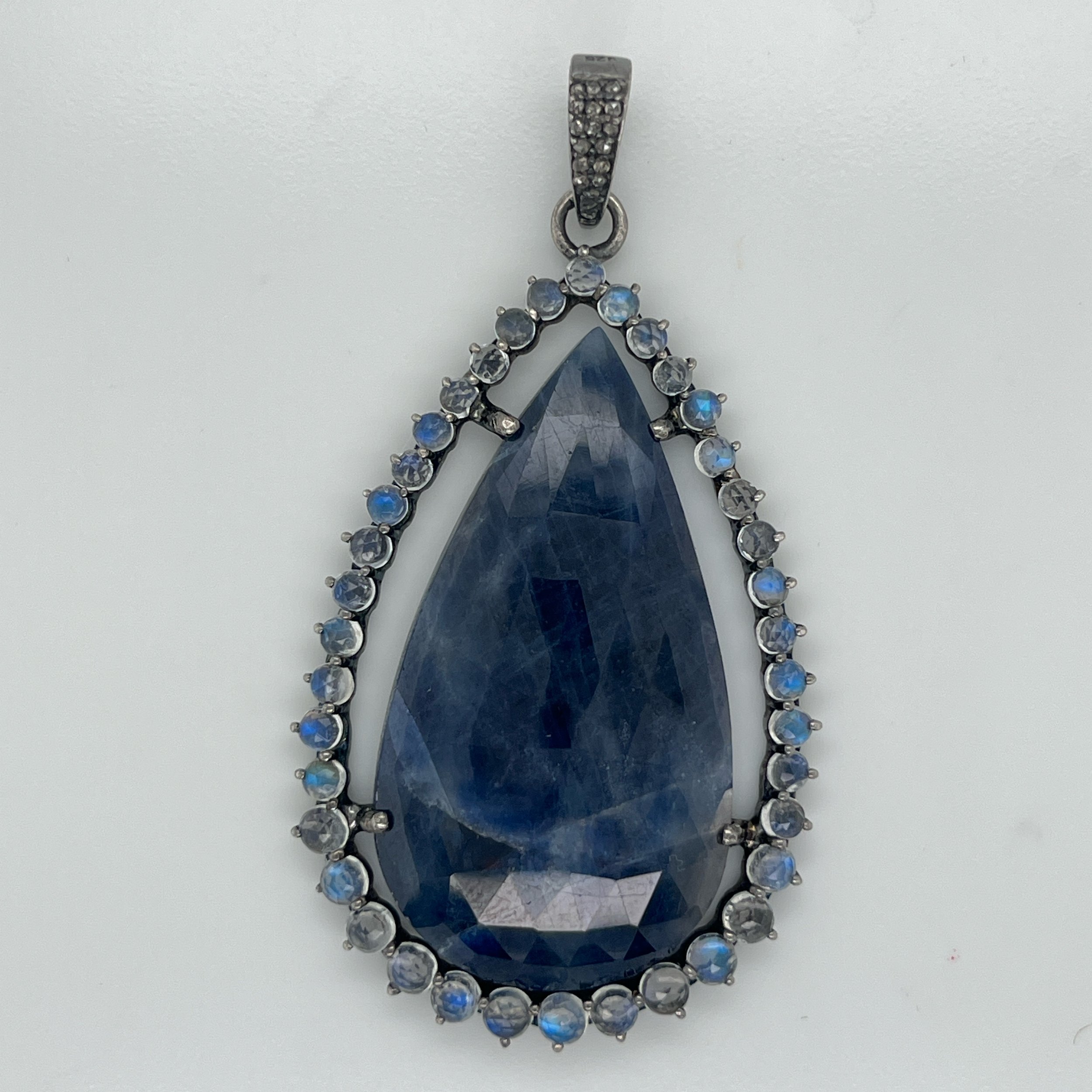 Sapphire and moonstone