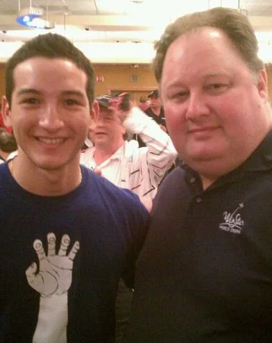 Greg Raymer 2004 World Series of Poker Main Event Champion. This picture was taken at a tournament we both participated in.