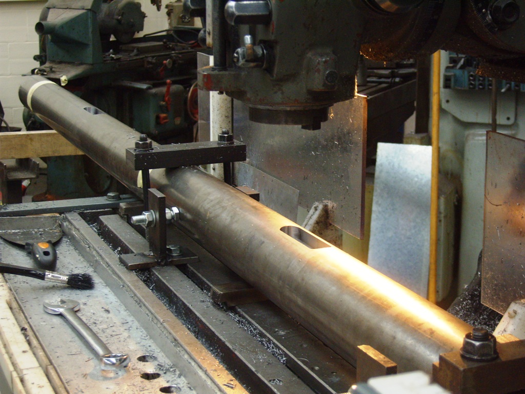  Key ways on shaft machined&nbsp;using CNC milling machine 