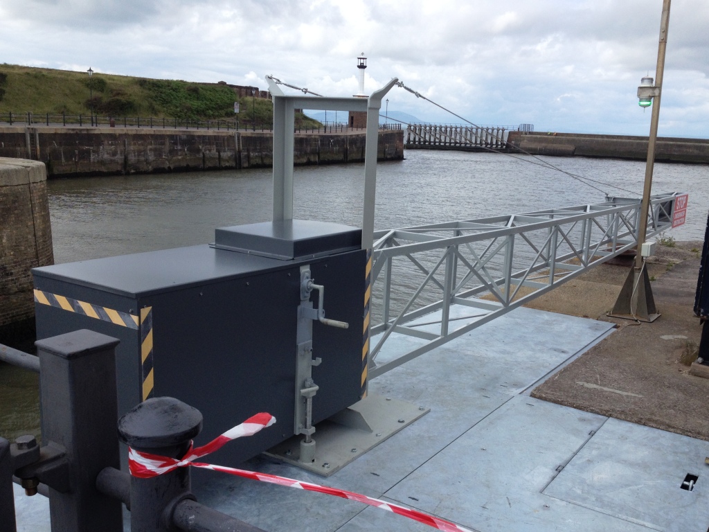 Barrier for dock entrance