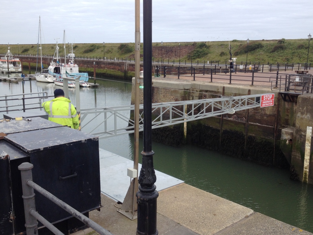 Barrier for dock entrance