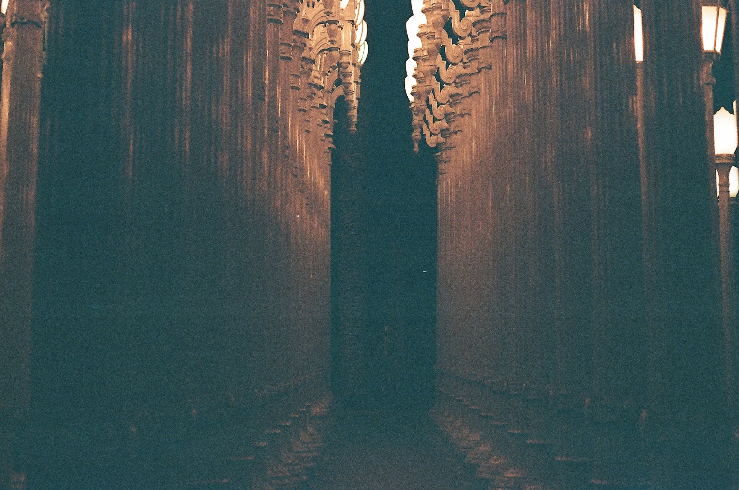 lights in an urban area- 35mm Los Angeles