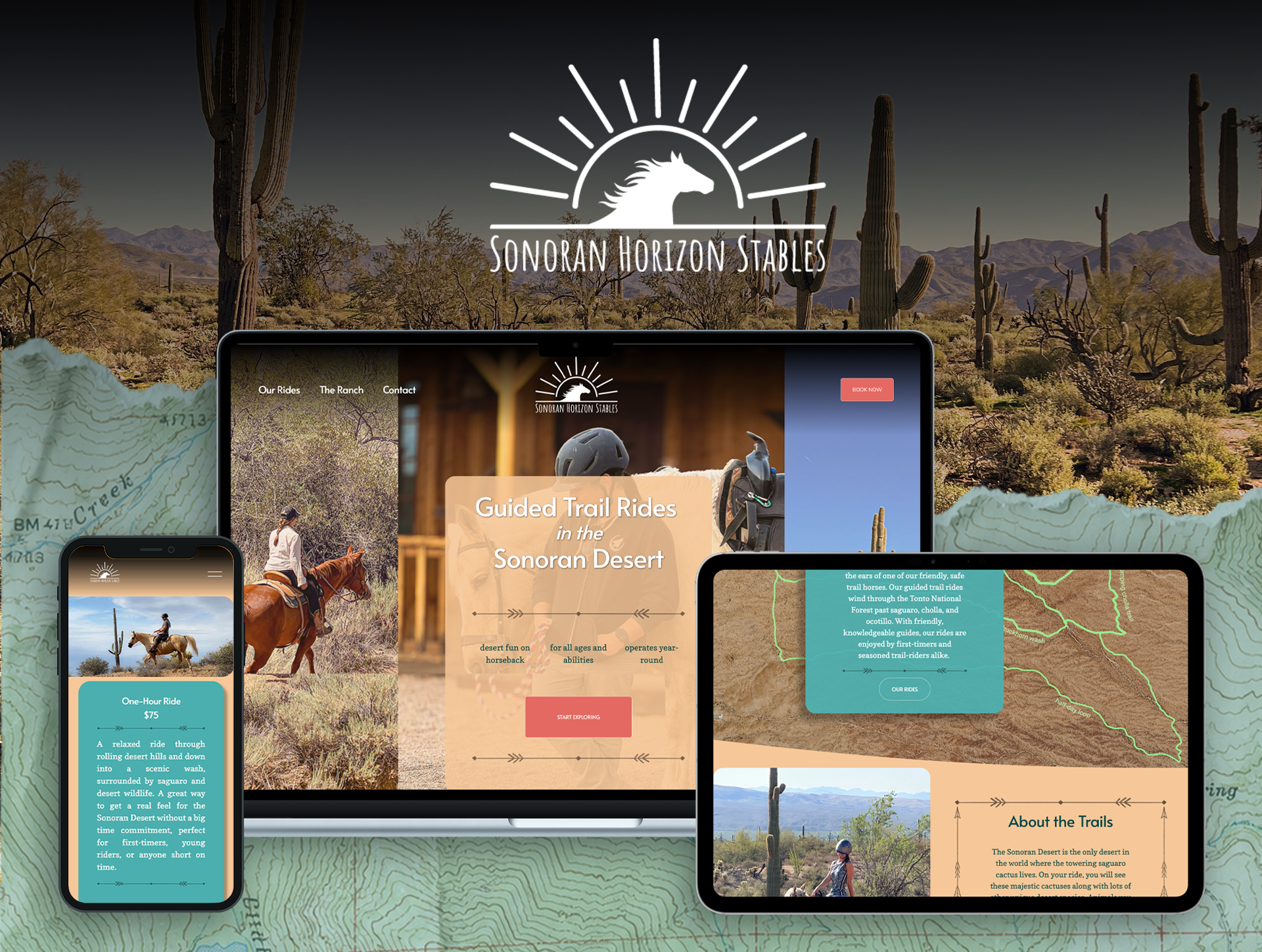 Branding &amp; Website for Trail Riding Tourism Business