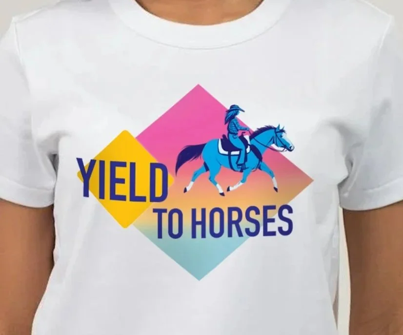 equestrian t-shirt design mockup