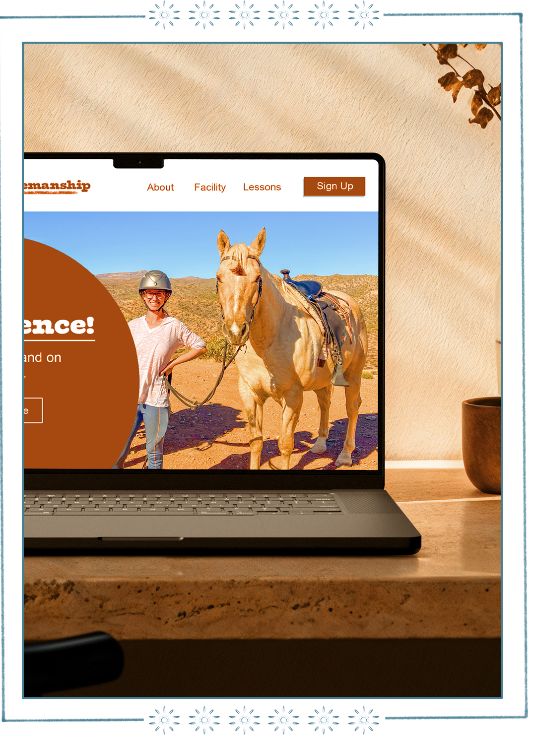 website design for equine professional