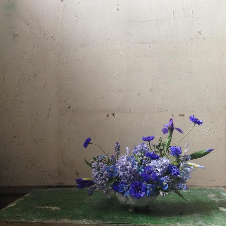 Join us for our first in a series of color-themed floral workshops. Learn to arrange flowers in our free & natural style with our favorite blues of the season. $75 April 2nd 7:30 pm Call or email to reserve your spot.