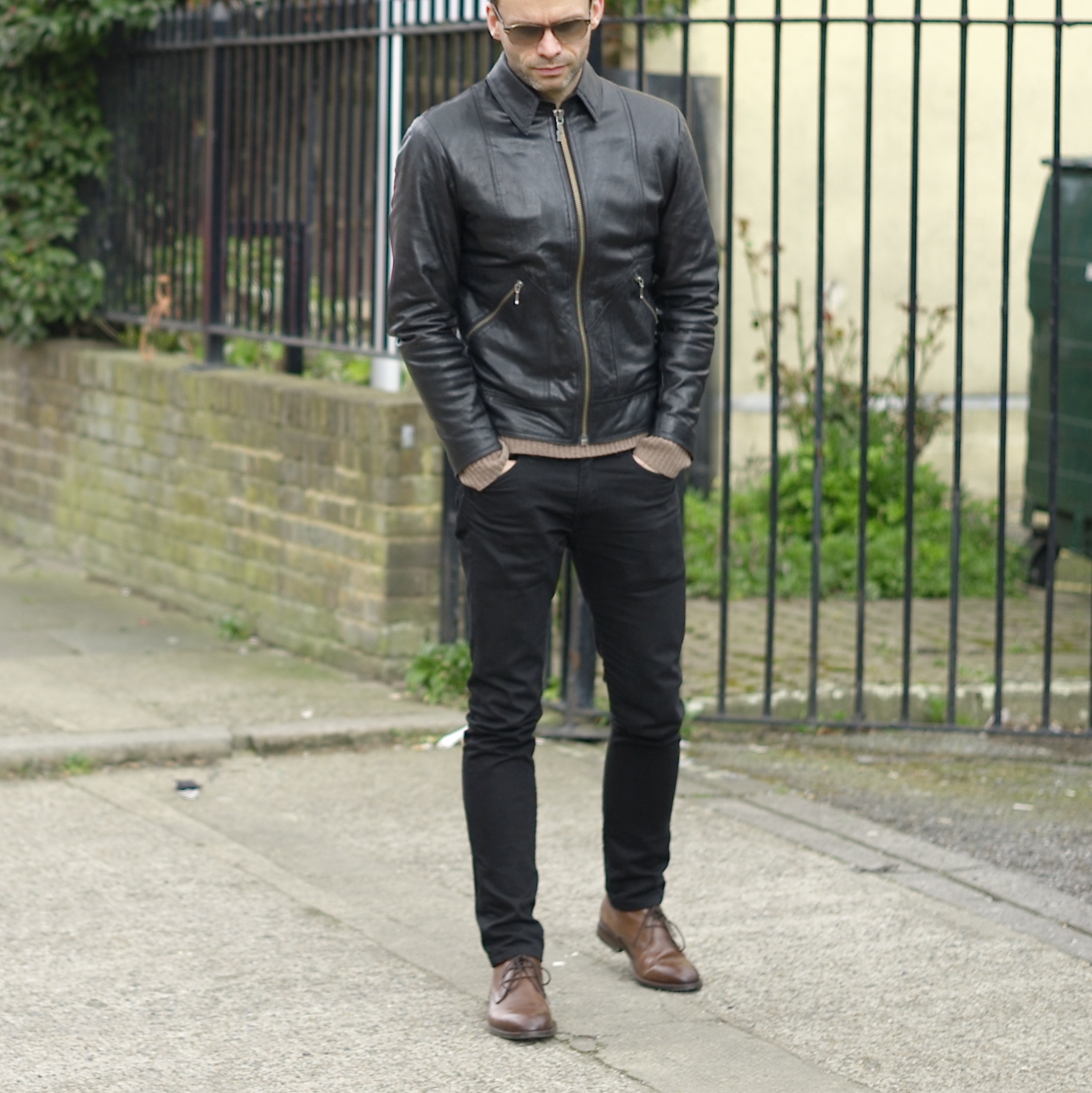 nudie leather jacket