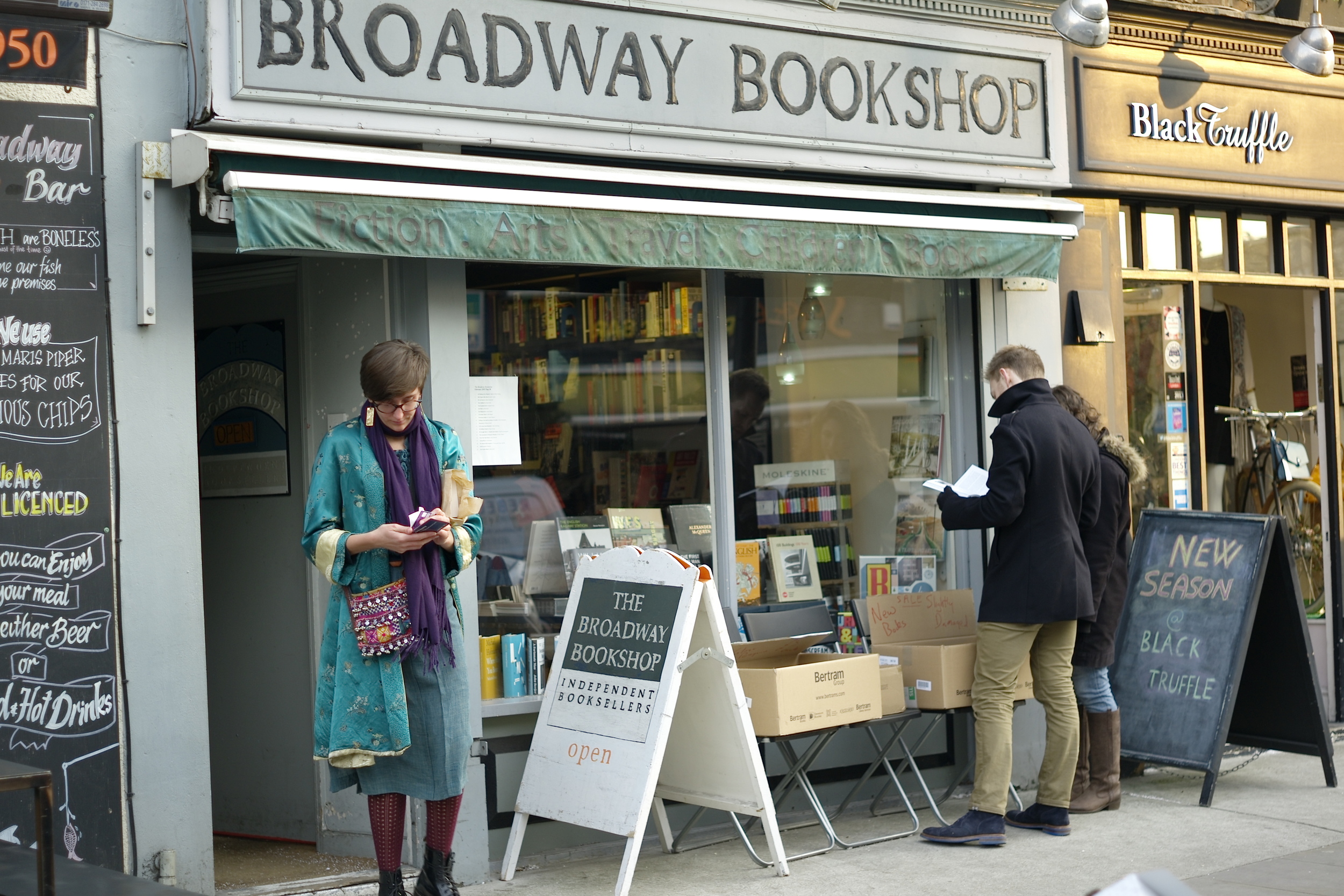 Casual snob Broadway Bookshop