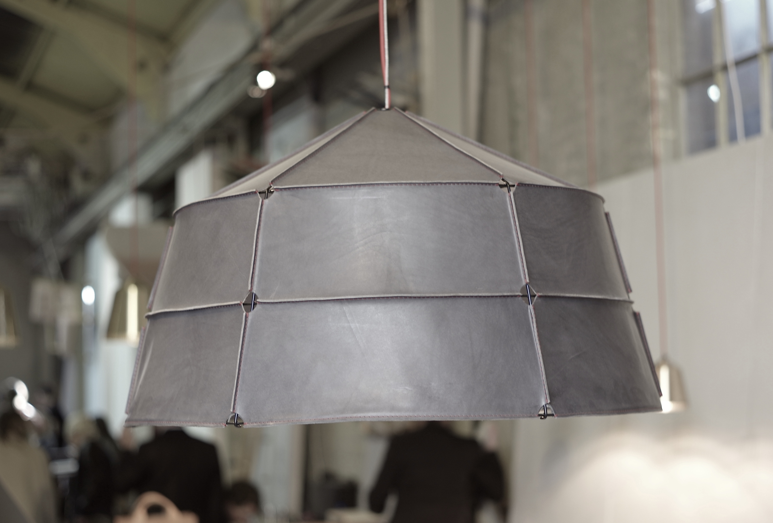 Casual snob - Leather Lamp Shade.JPG