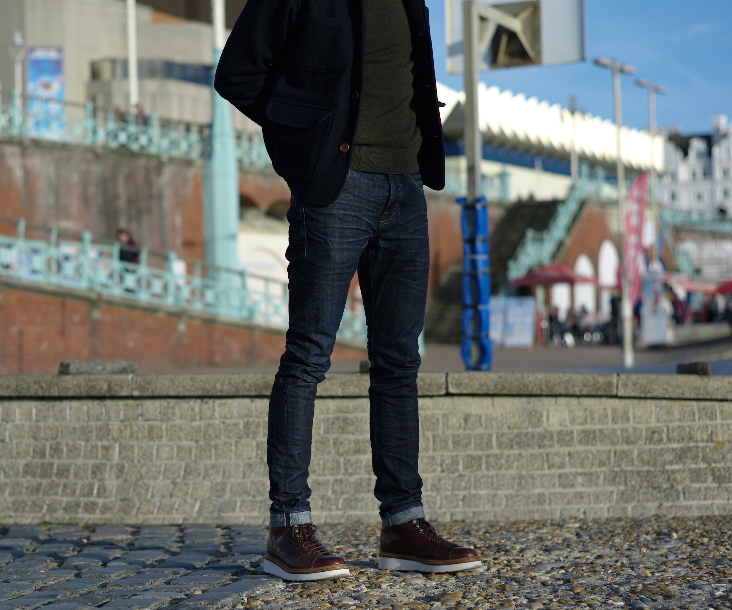 Bartosz Gajec - Casual snob - Universal Works Melton Jacket Grenson Andy Boots 4.JPG