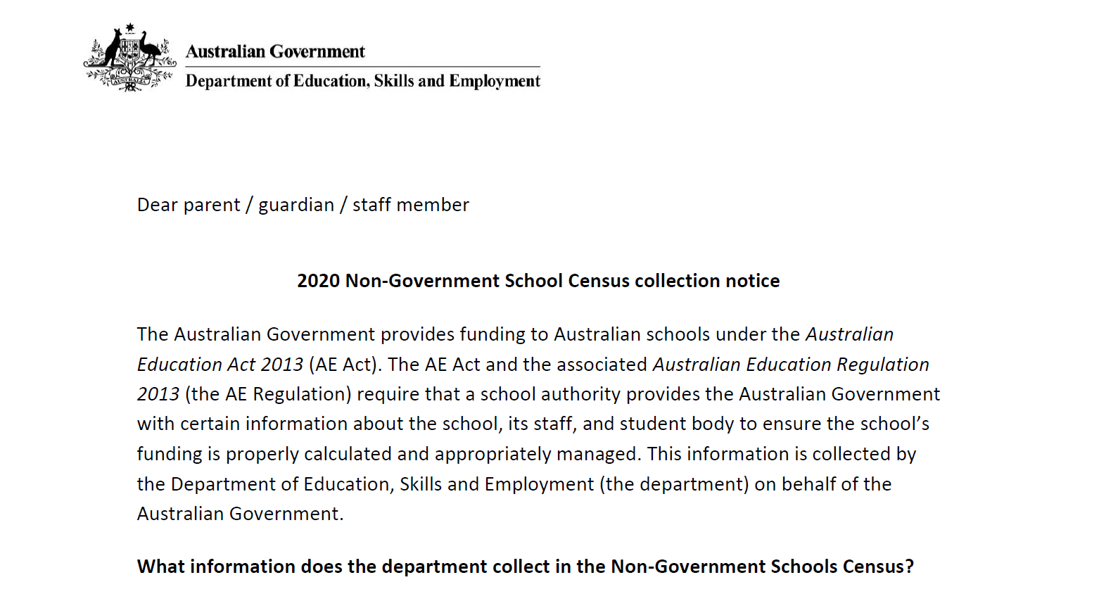 Please click to download census collection information