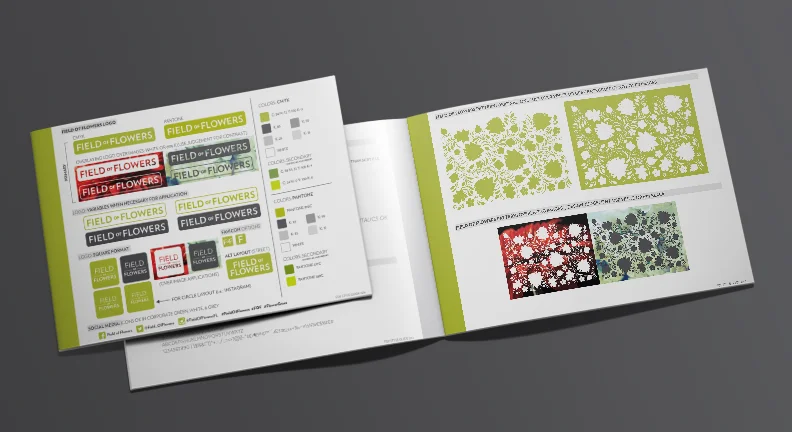 Style Guide Excerpt: Field Of Flowers