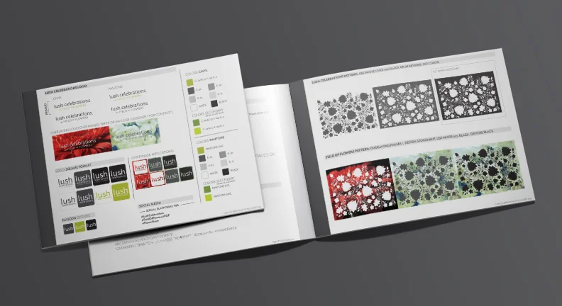 Style Guide Excerpt: Lush Celebrations