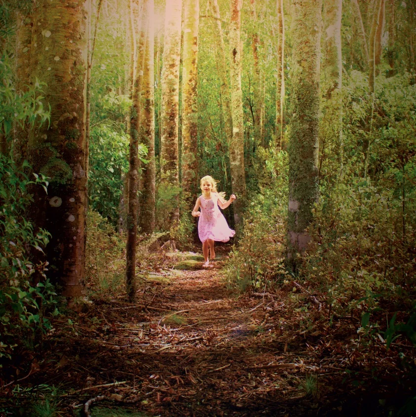 This is the inside front cover of the book. To me it epitomises being fully present in the moment. Like a child dancing in the woods I am learning that I can find peace and joy even in the darkest of situations.