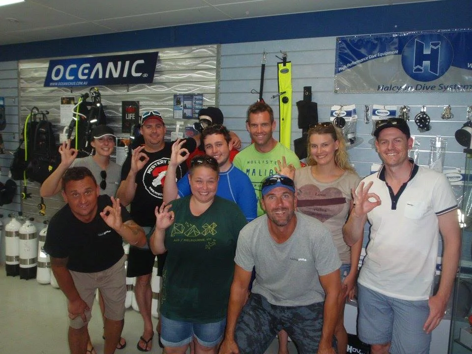 Our class photo after completing our certification