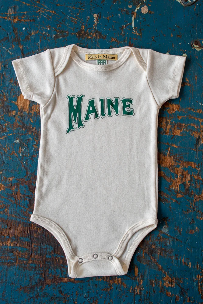 dark green baby onesie