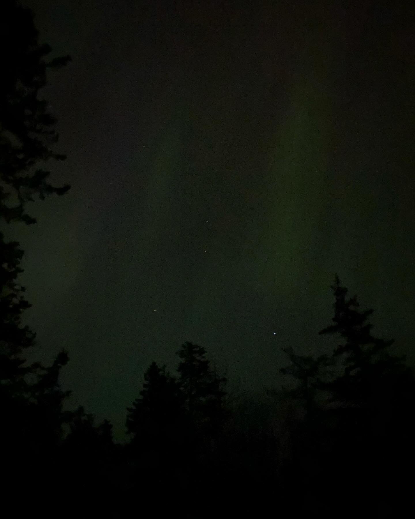 Aurora borealis - the last photo was taken in &lsquo;live&rsquo; mode ✨✨✨