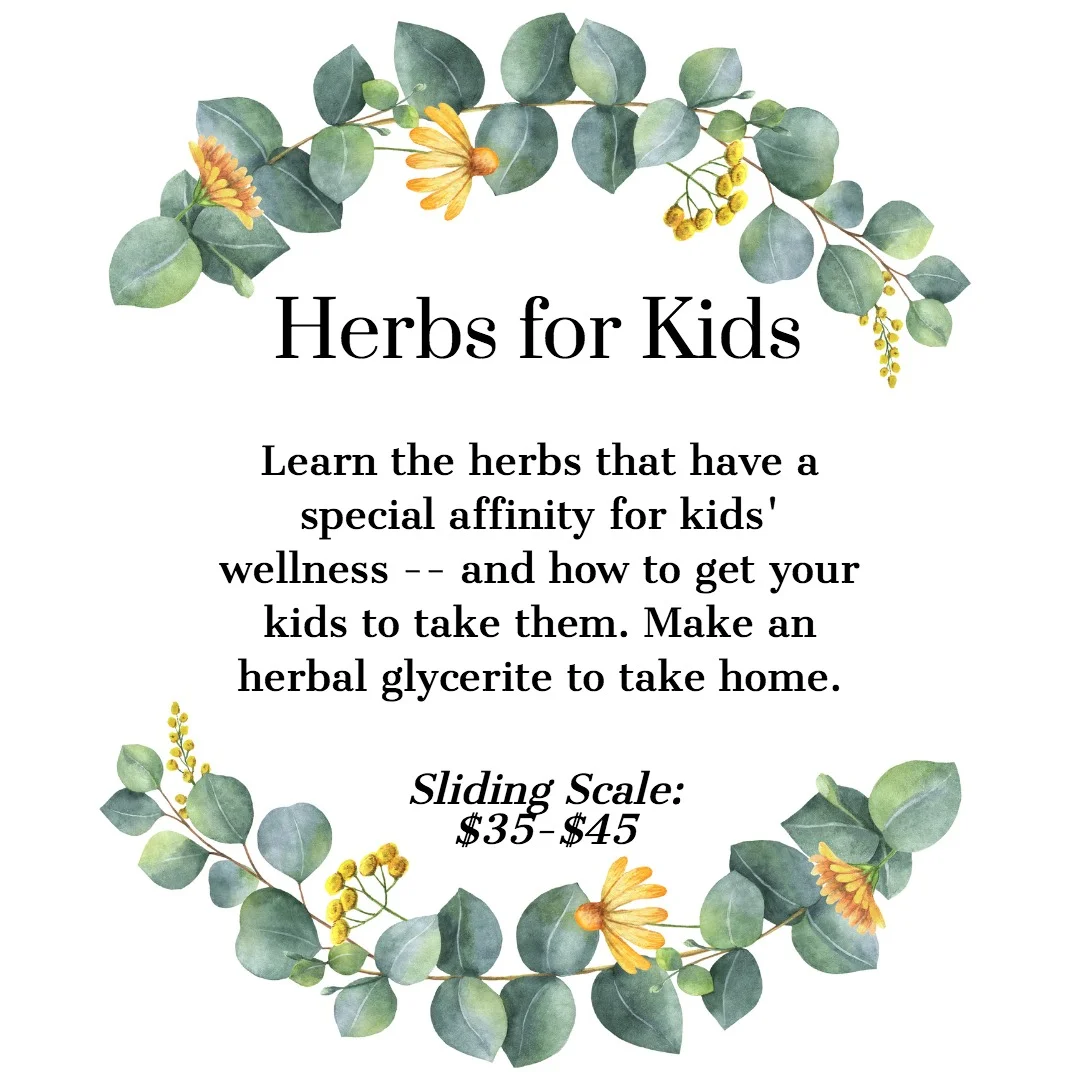 Healing Herbs Herbs for Kids Classes