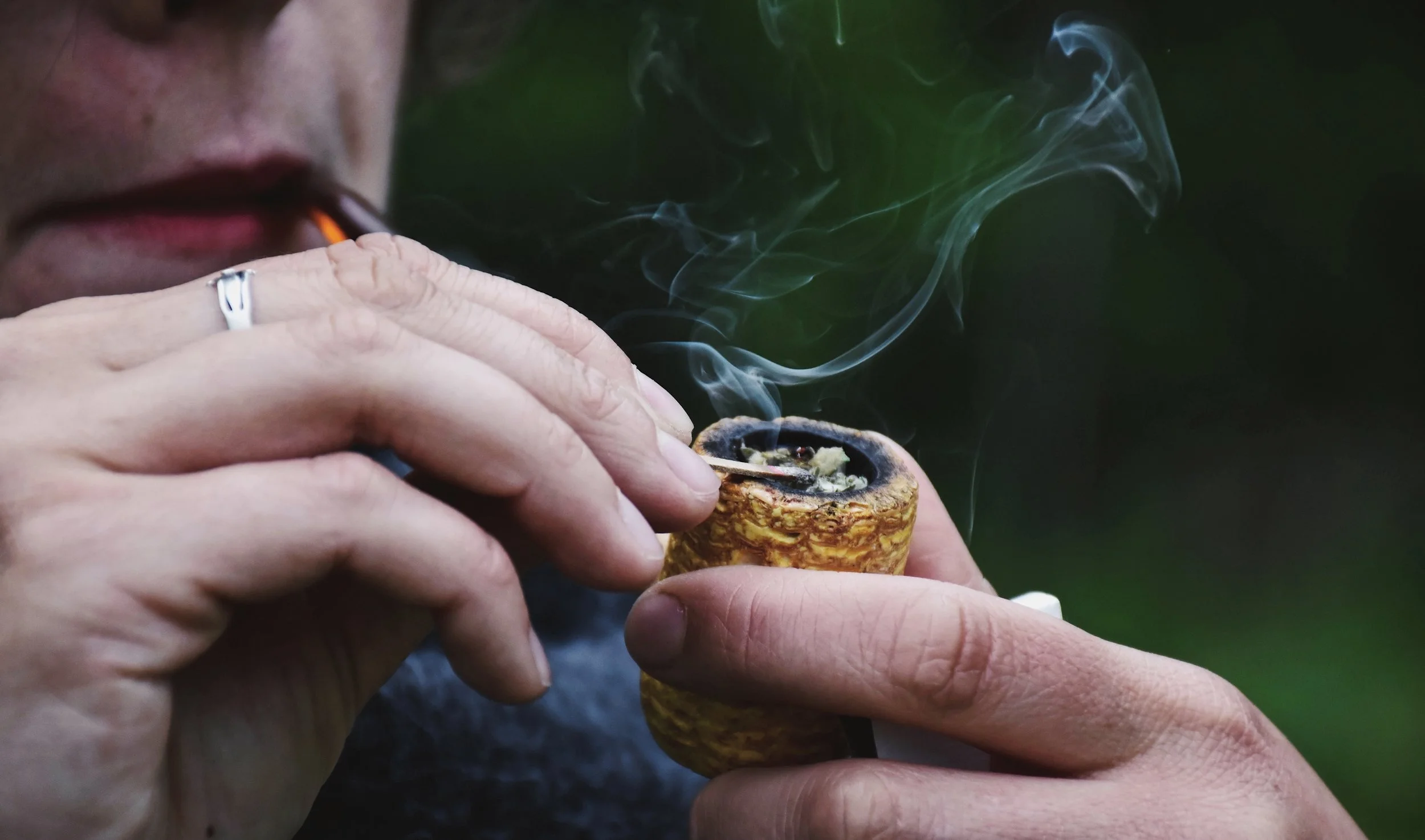 smoking a pipe herbal smoking herbs