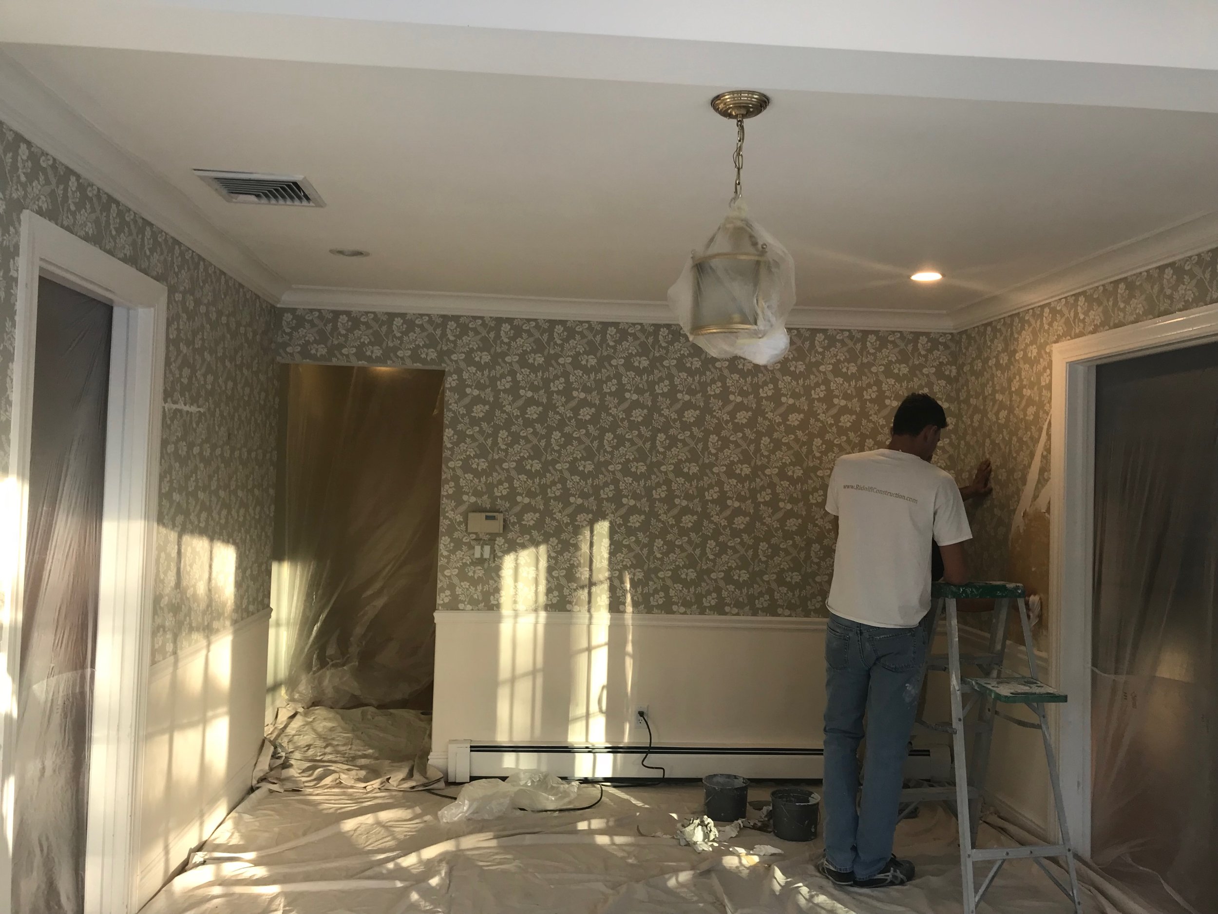 Before - wallpaper removal