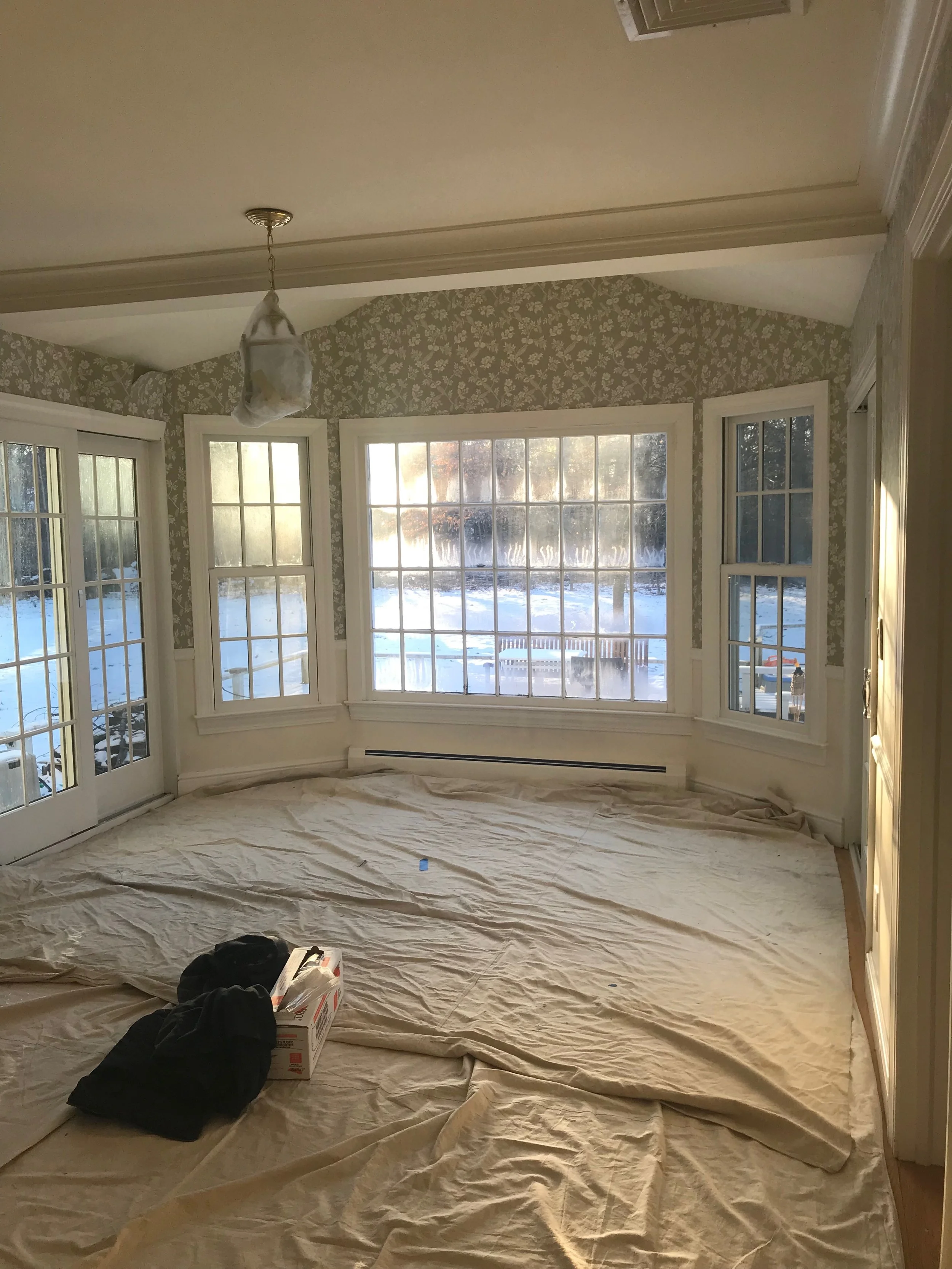 Before - wallpaper removal