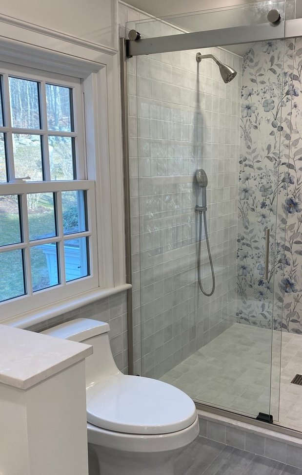 After - low privacy wall