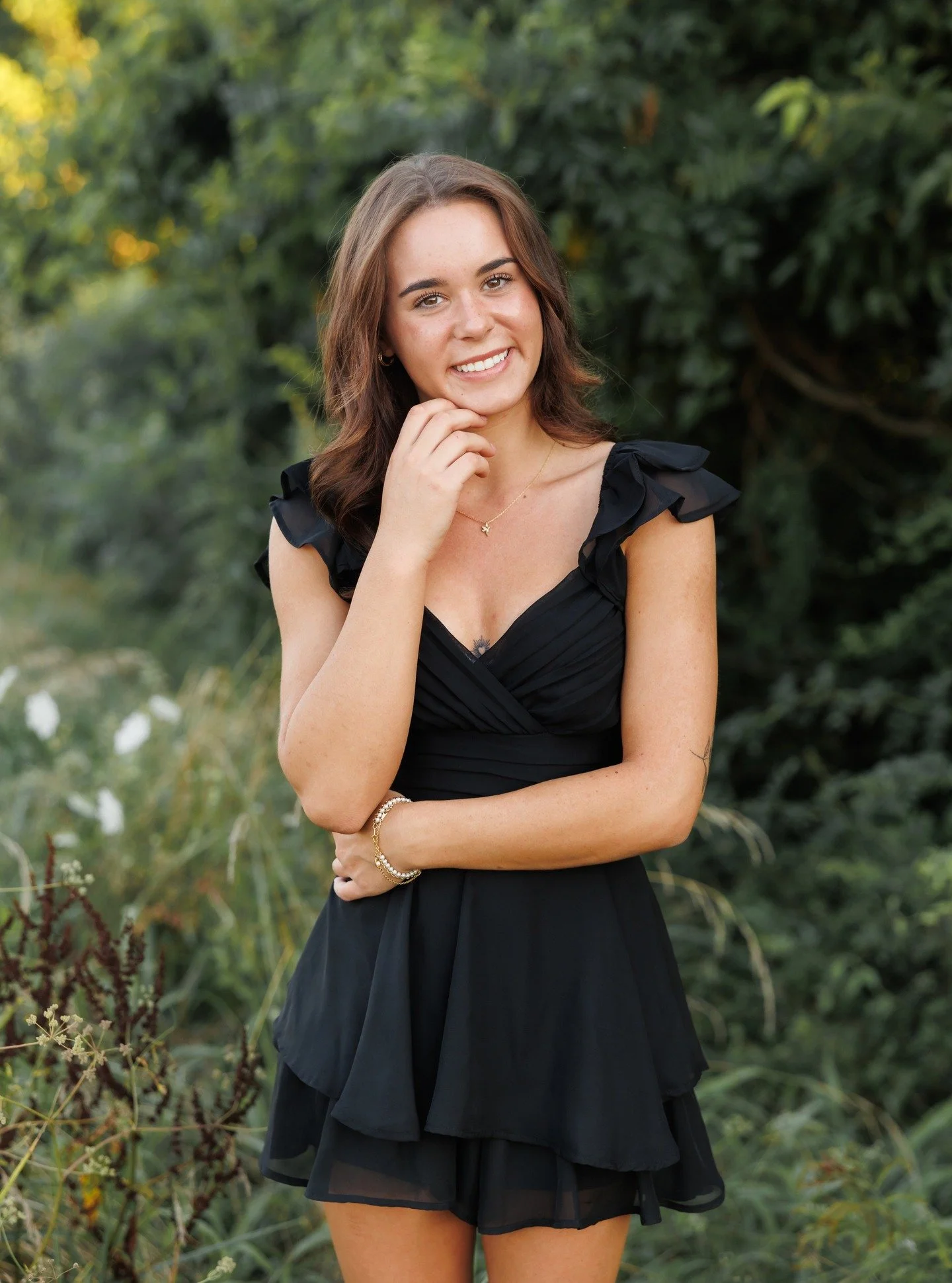 Clothing Style Tip: ✨ A simple black dress is perfect for a timeless look!