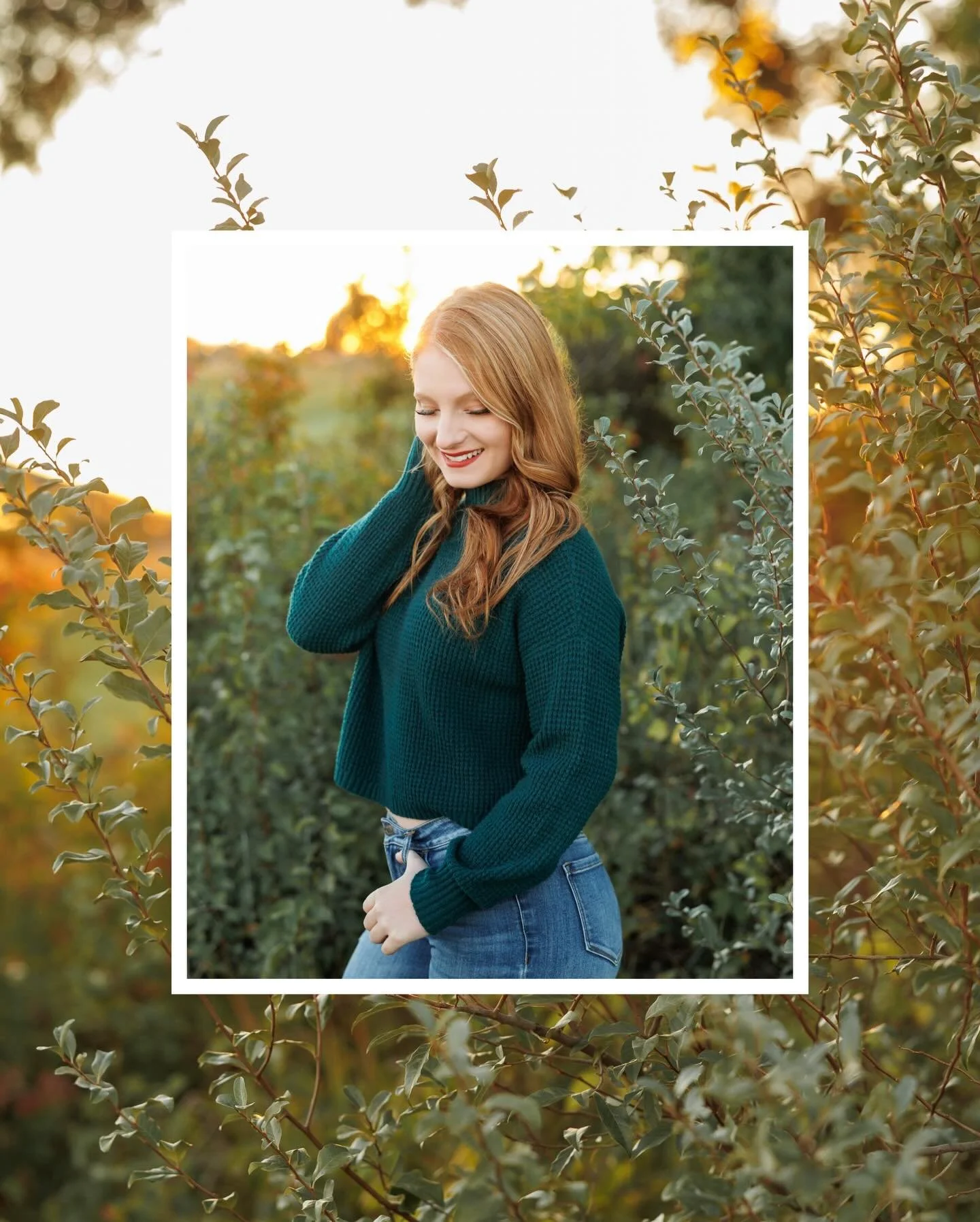 Senior Sunday shout out to Gracie! She is one beautiful, smart, and driven girl! 🌿🍂