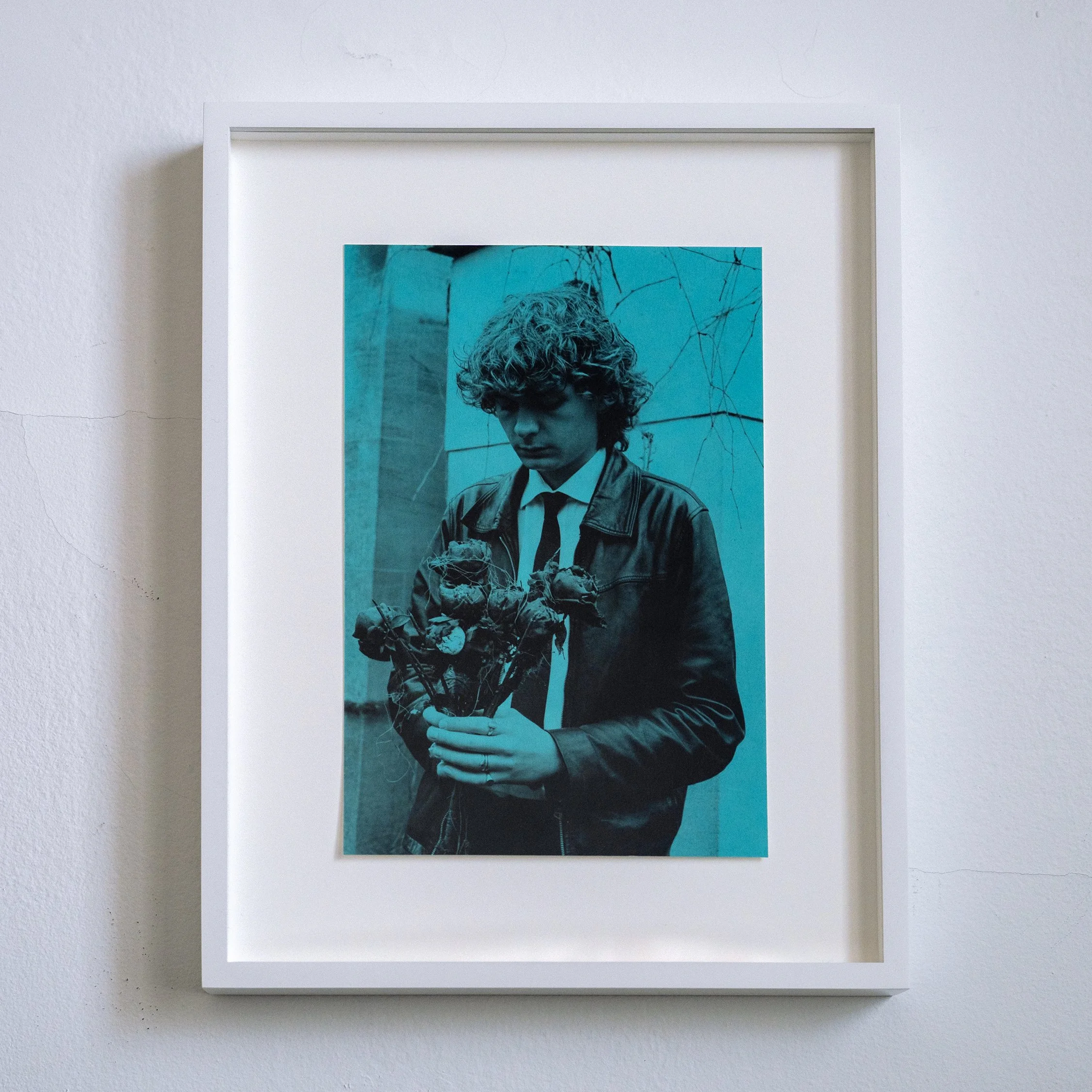   Finn with flowers  (Cimetiére de Montmartre), 2024/25 