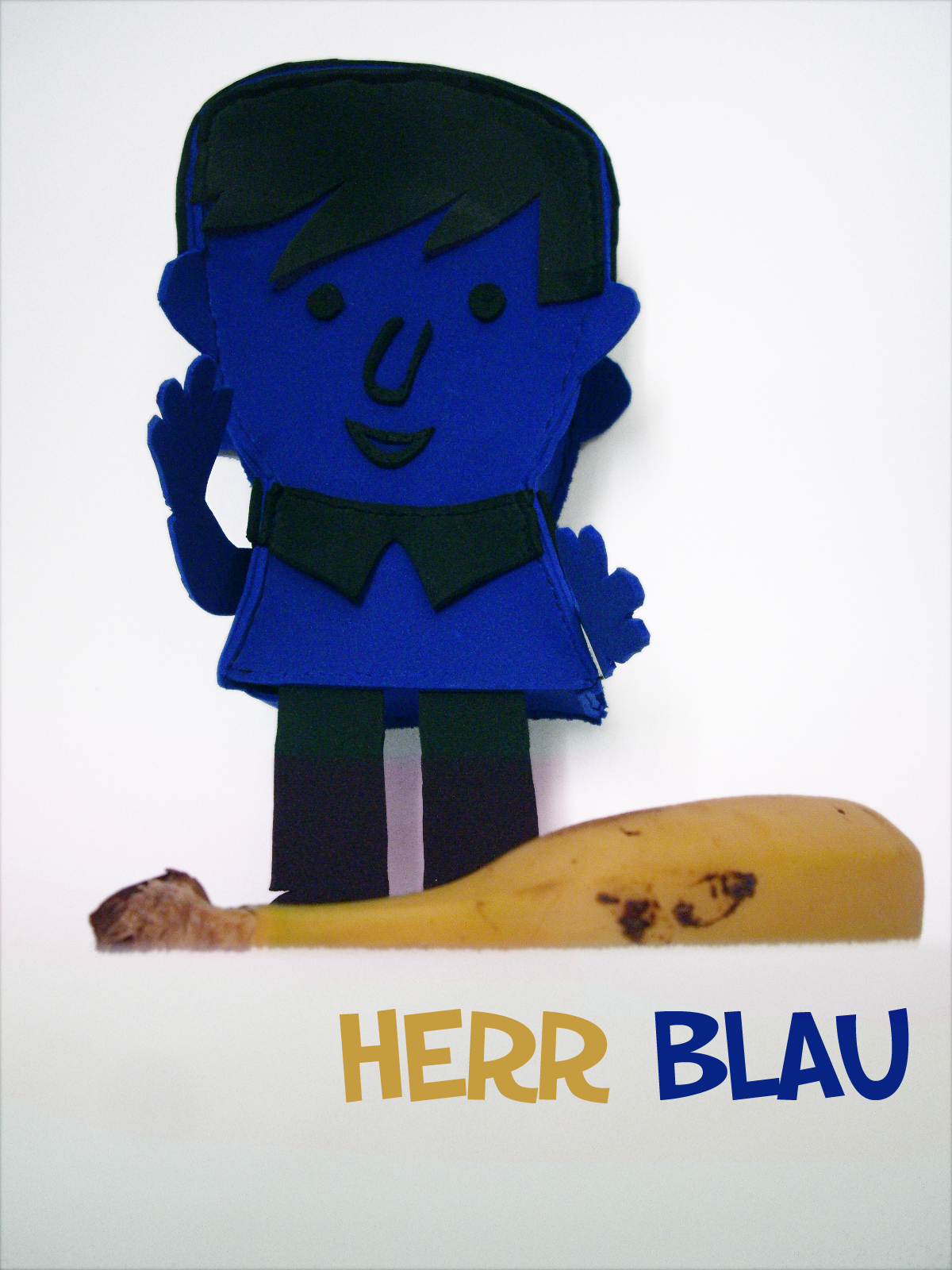 Herr Blau Illustration