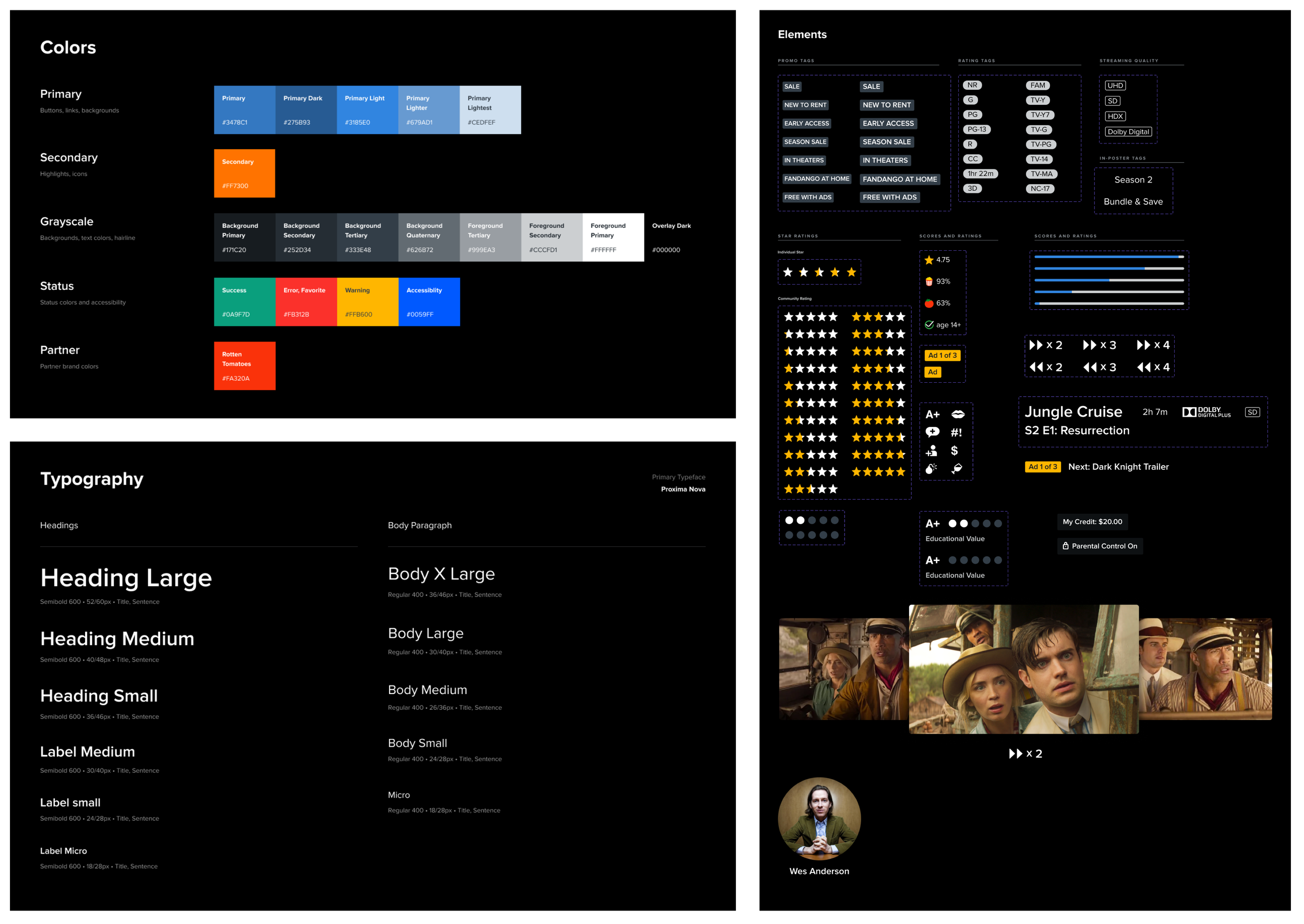 TV Redesign - Design System 