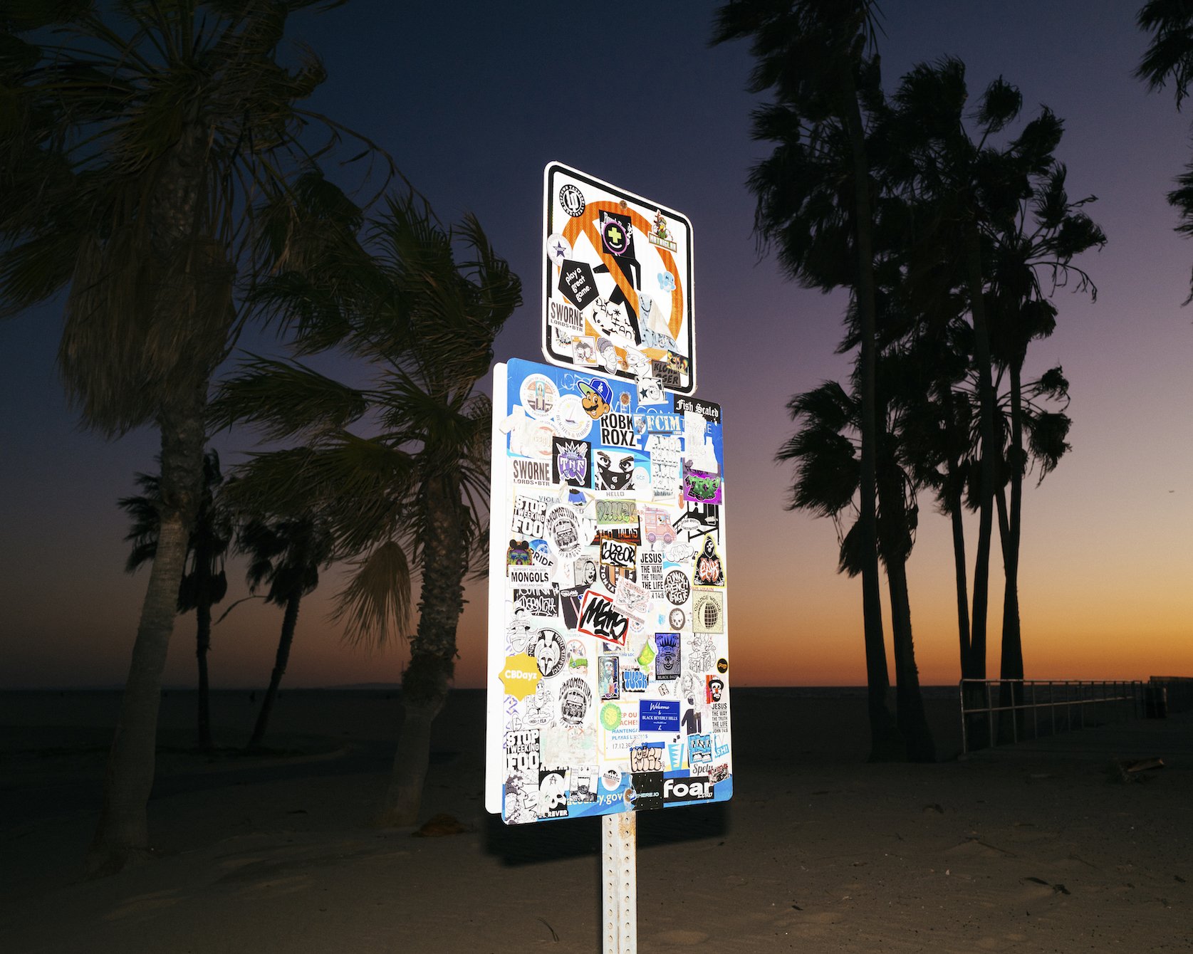 A Sign at Venice Beach during Sunset.jpg