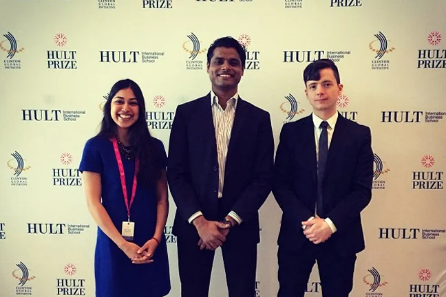 Conor O'Shea and Team Represent Harvard at Hult Prize