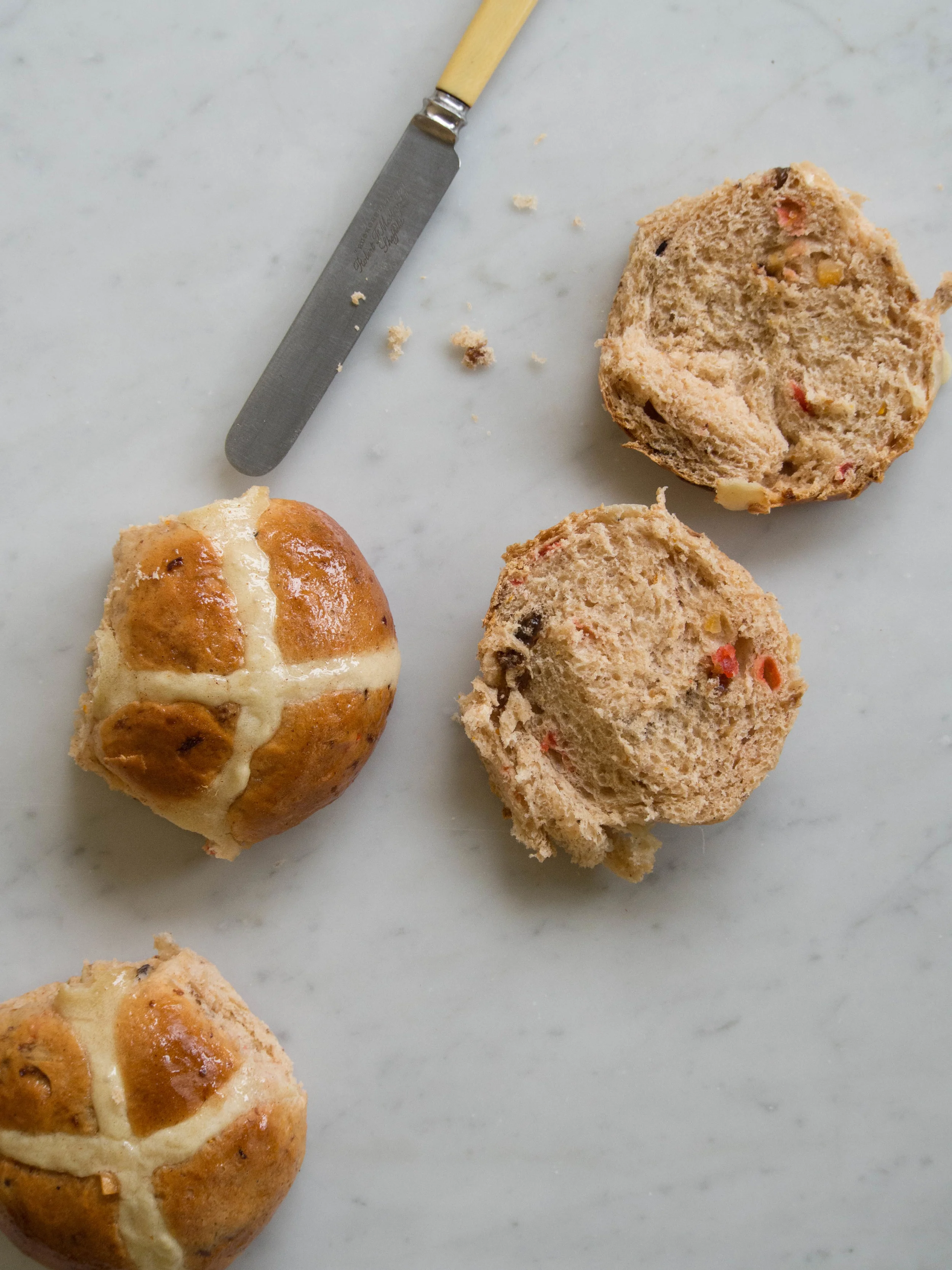 Homemade Hot Cross Buns - Recipe Here