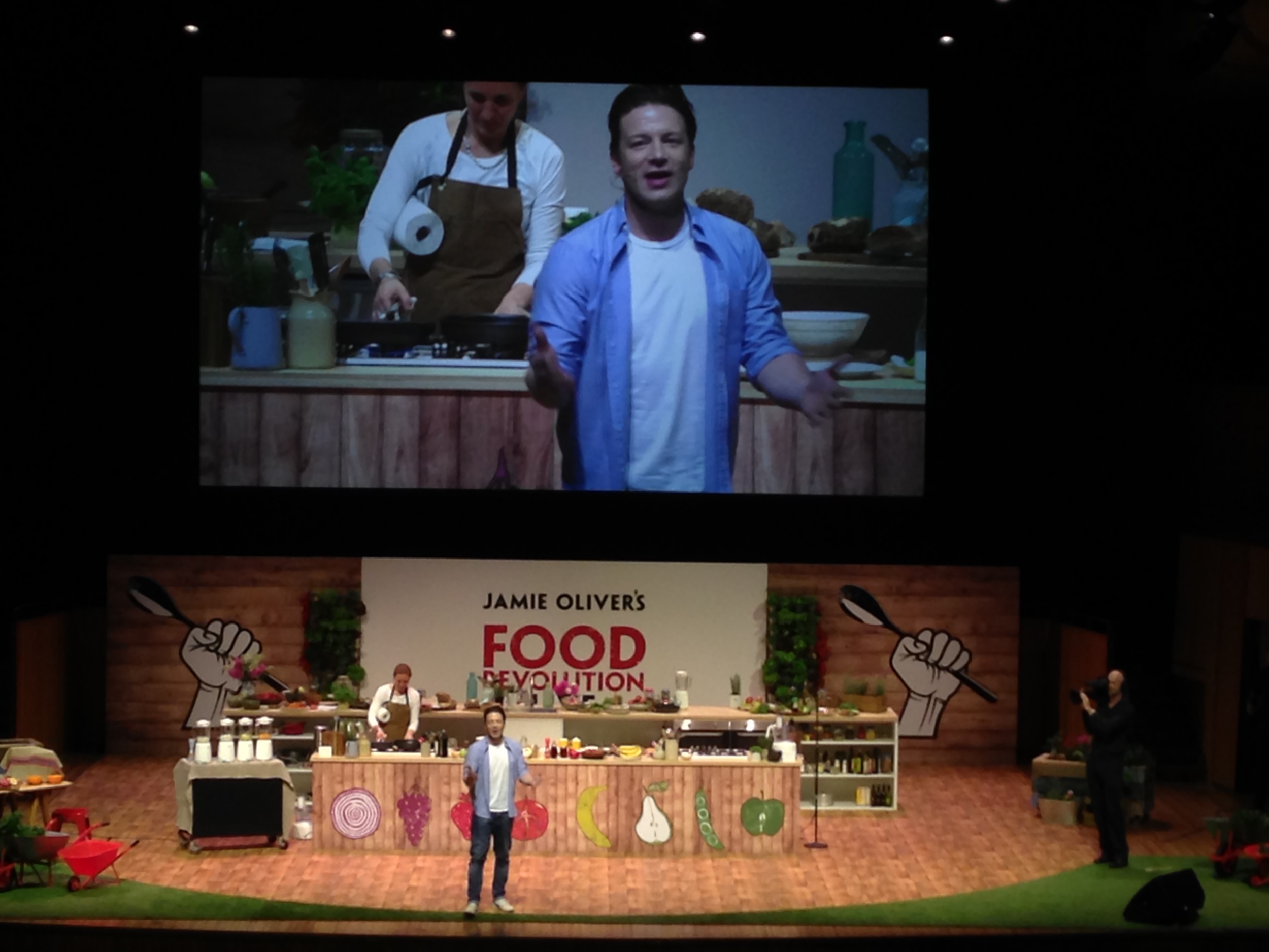 Jamie Oliver's Food Revolution Live, Sydney Opera House (March 29, 2015).