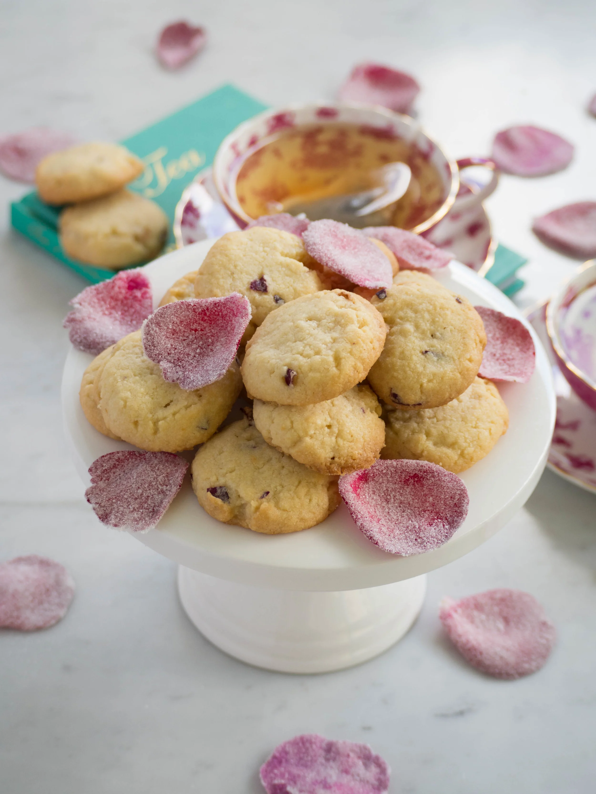 Fortnum & Mason’s Rose Biscuits Revisited + How to Make Crystallised