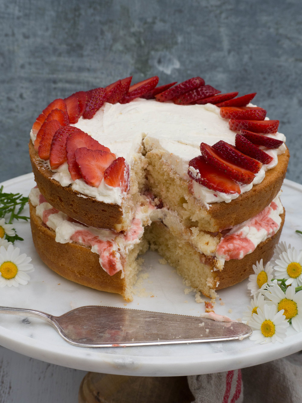 Strawberry & Earl Grey Cake  6
