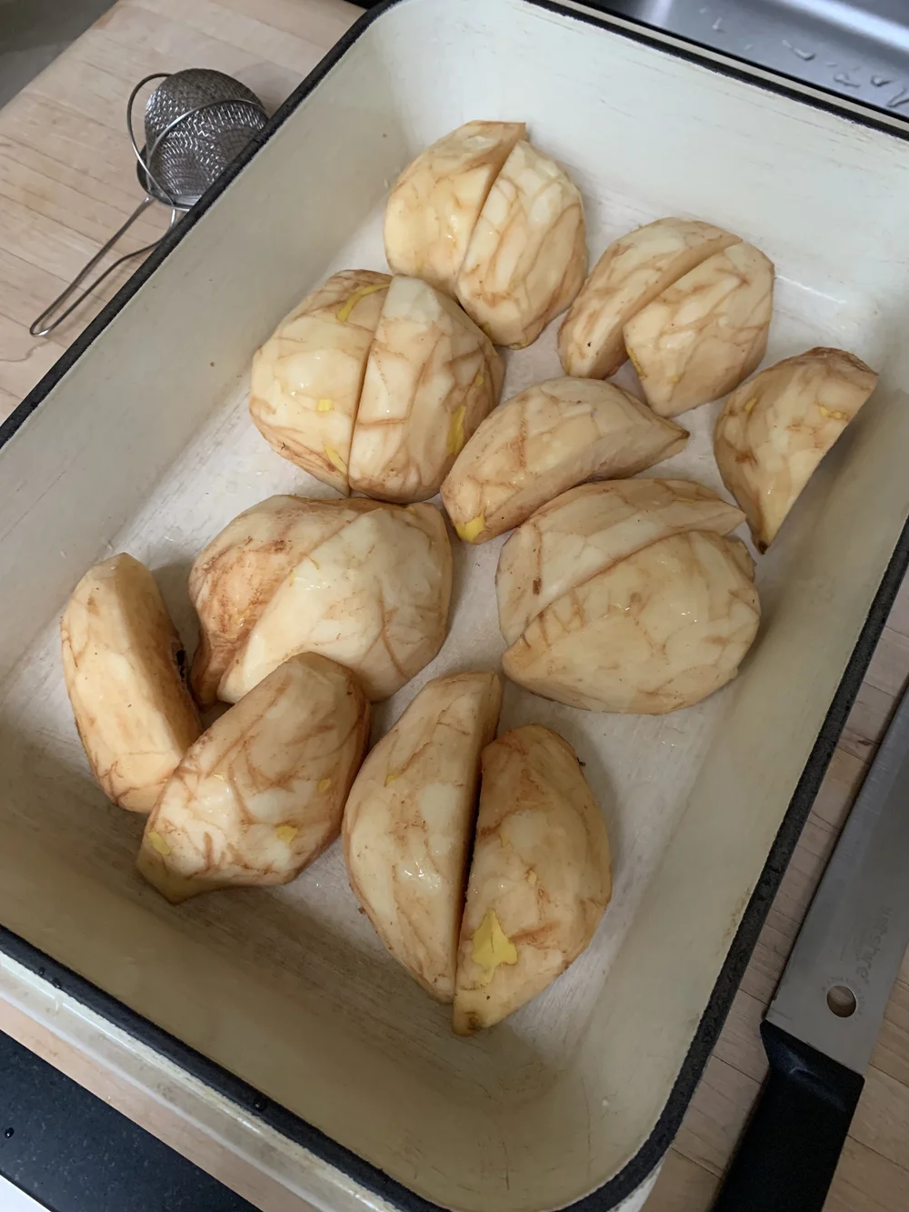 Peeled Quince (four large quince)
