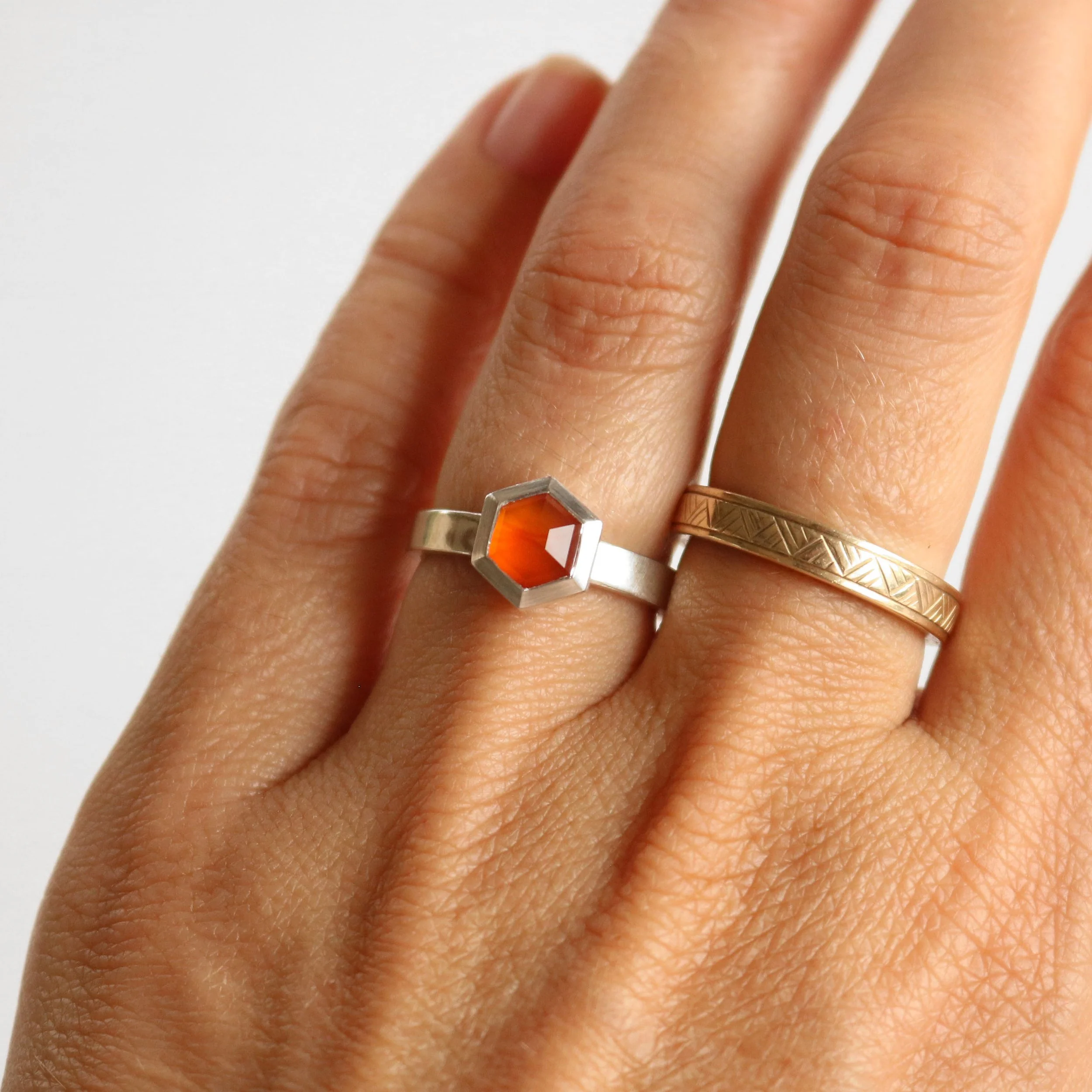 Hex carnelian silver ring 5.jpg