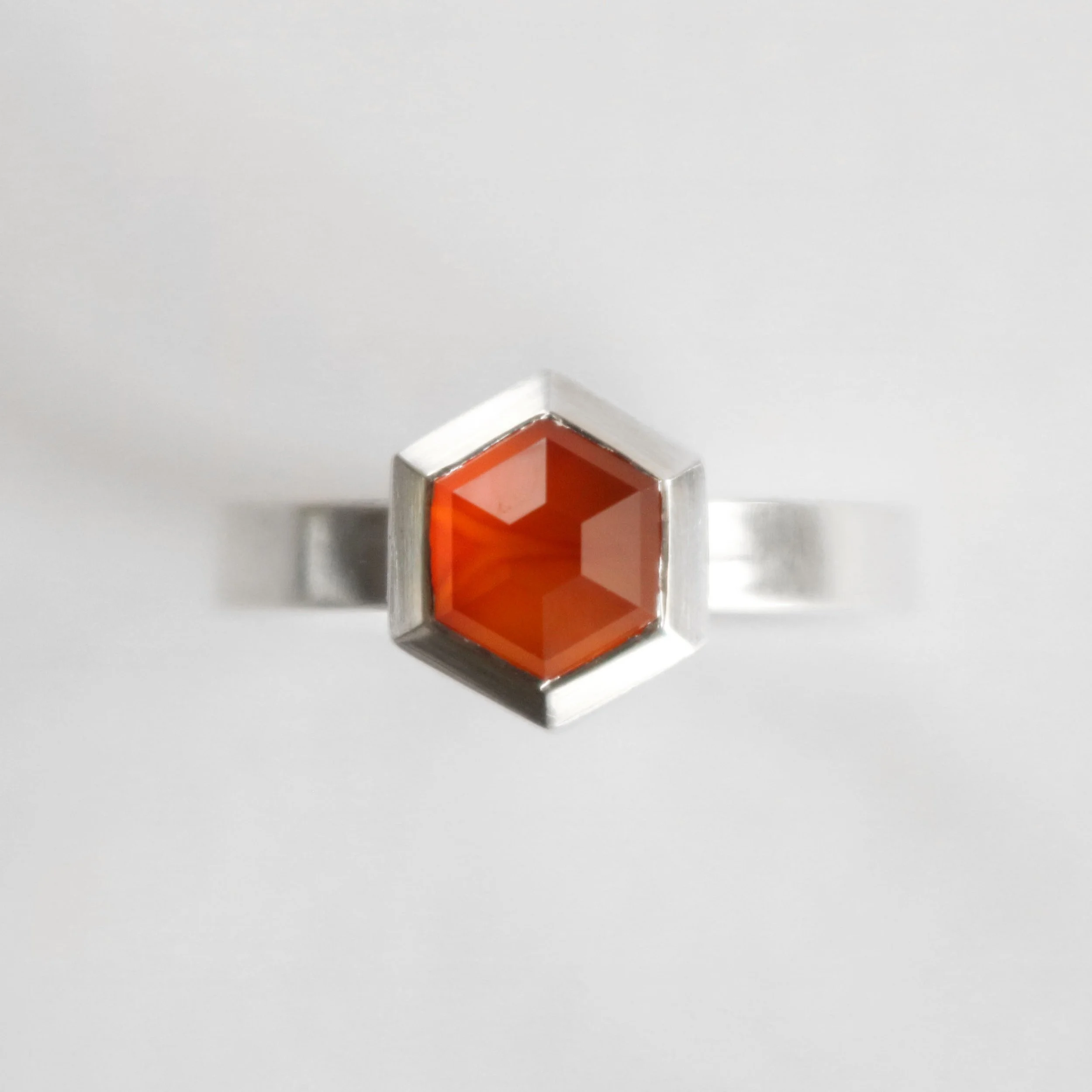 Hex carnelian silver ring 4.jpg