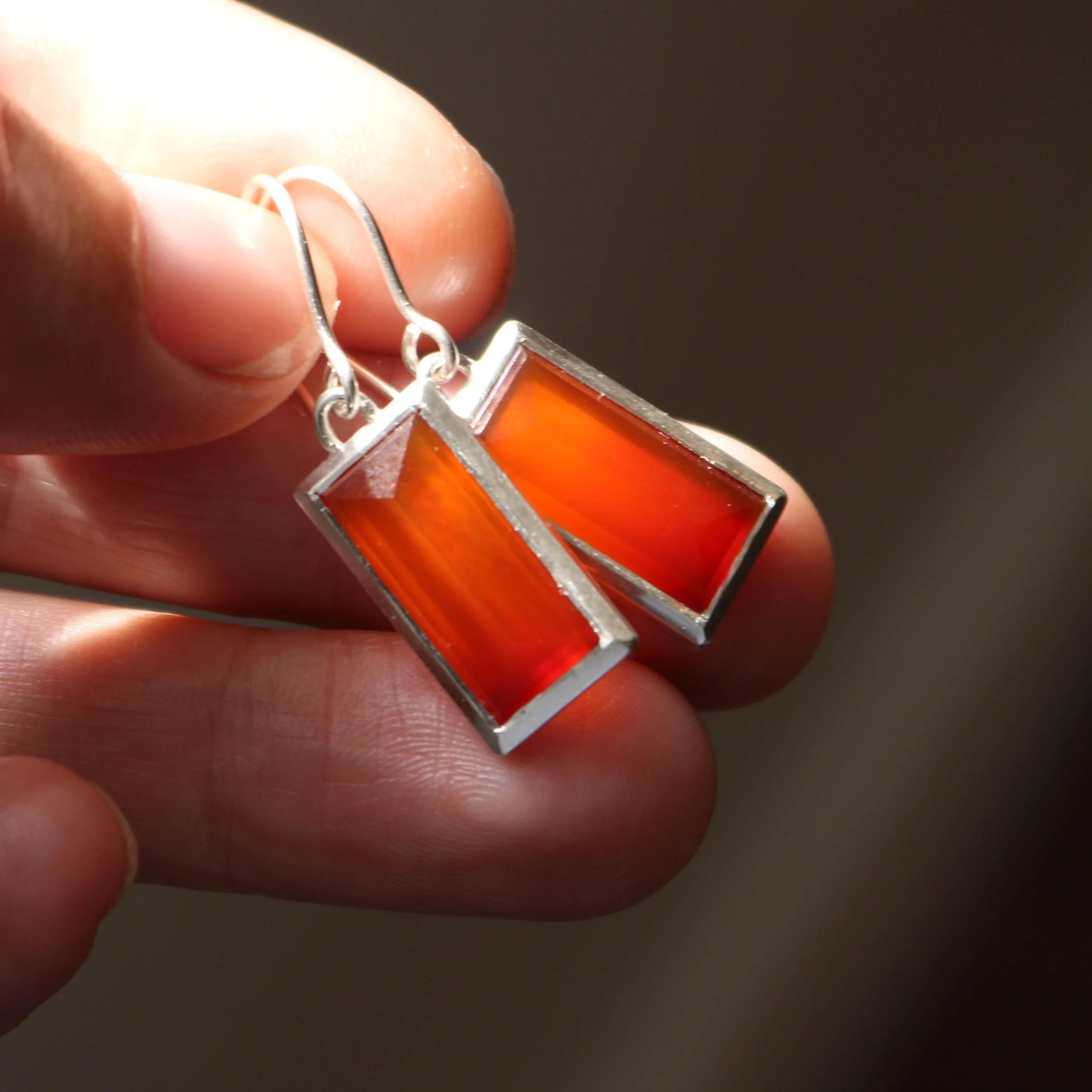 silver carnelian rectangle earrings.jpg