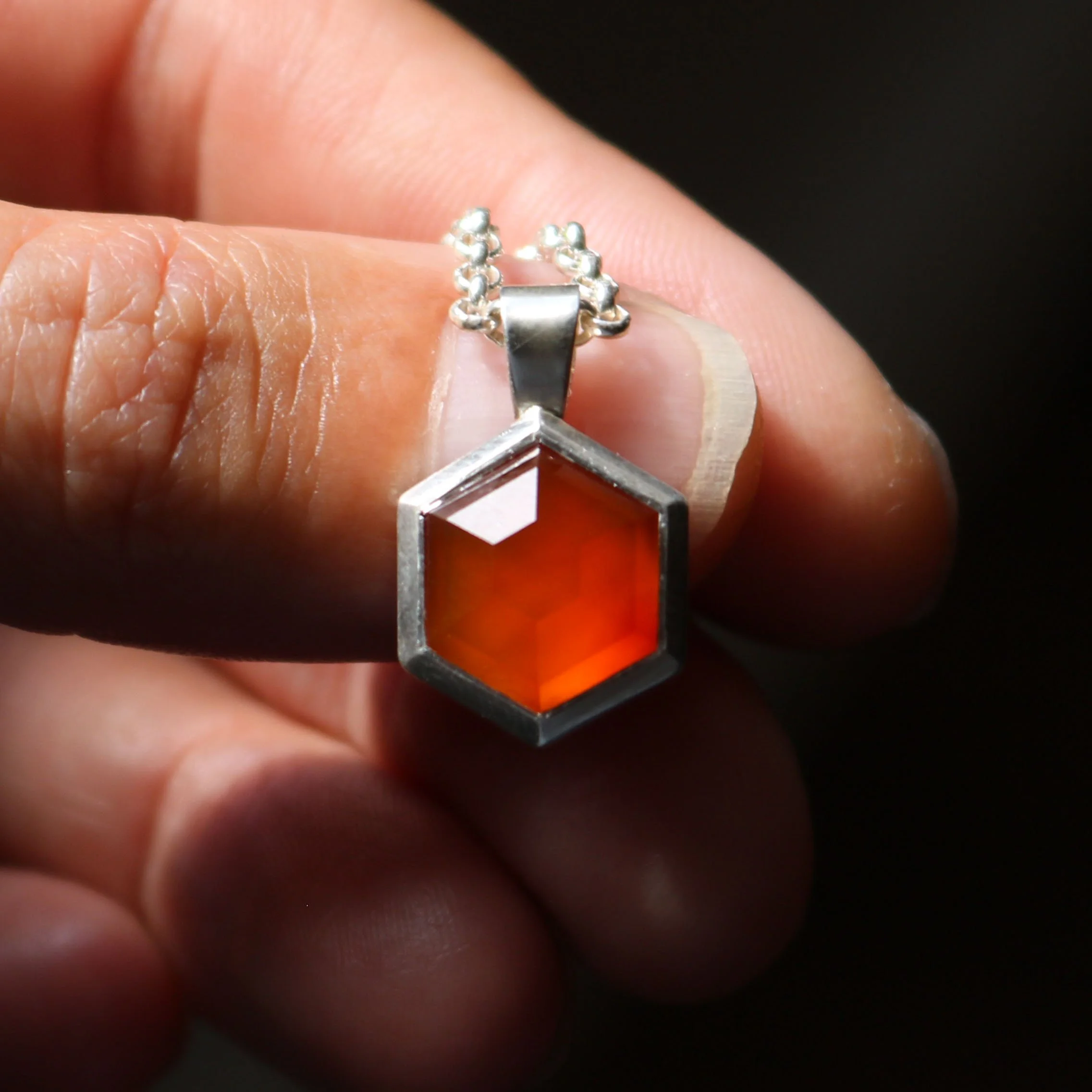 Carnelian silver hexagon pendant 2026.jpg