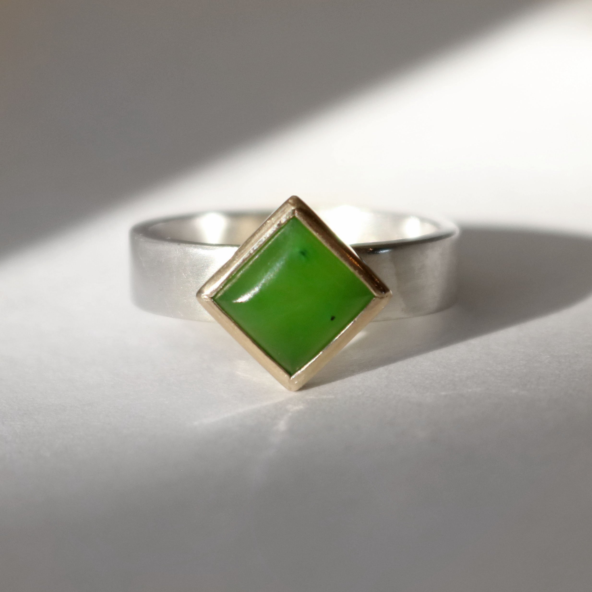 Pounamu and silver diamond ring.jpg