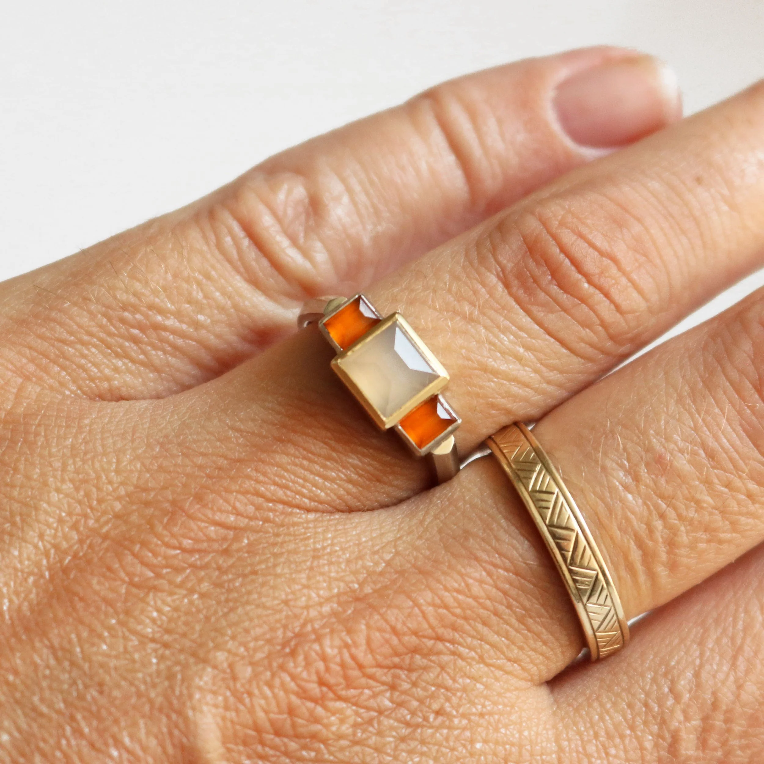 Agate, Carnelian, white gold, yellow gold ring 2026 2.jpg