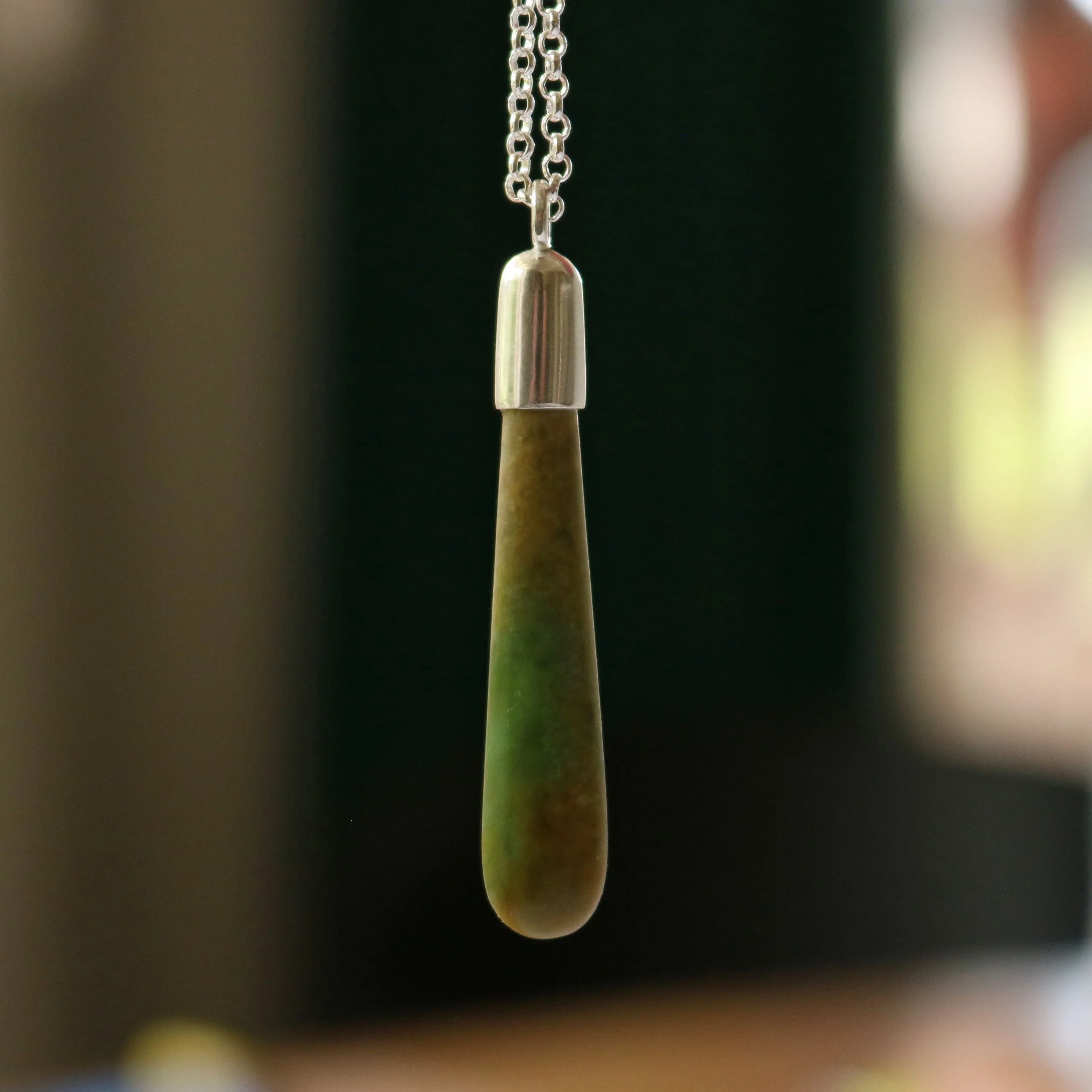 Small Pounamu silver Roimata pendant 3.jpg